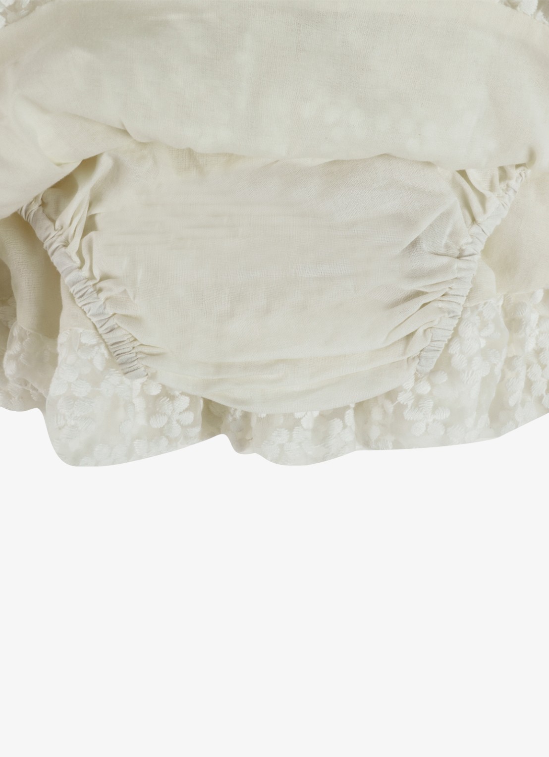 Donsje Amsterdam Justine rok met broderie - detail 5 wit