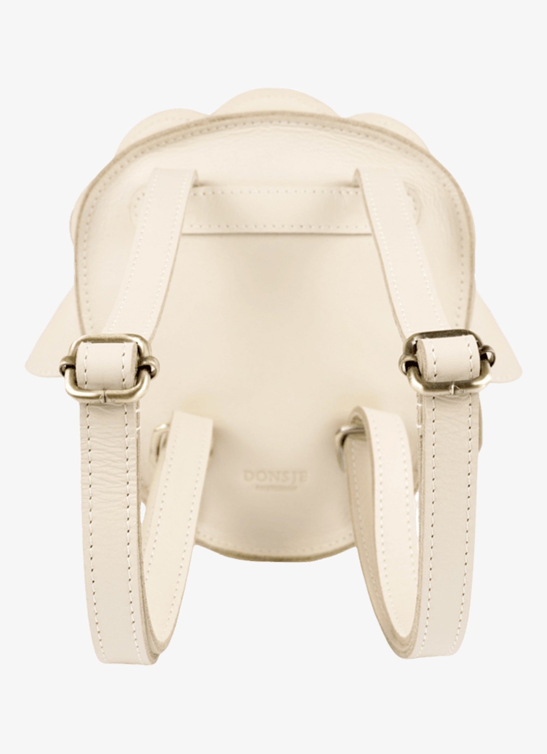 Donsje Amsterdam Kapi Exclusive Backpack | Lammy - achterkant creme