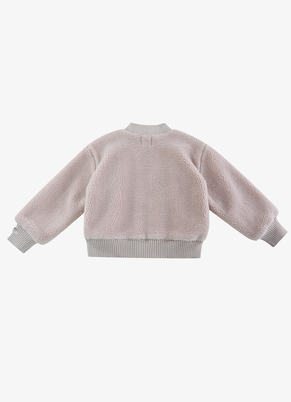 Donsje Amsterdam Karai vest van teddy - achterkant roze