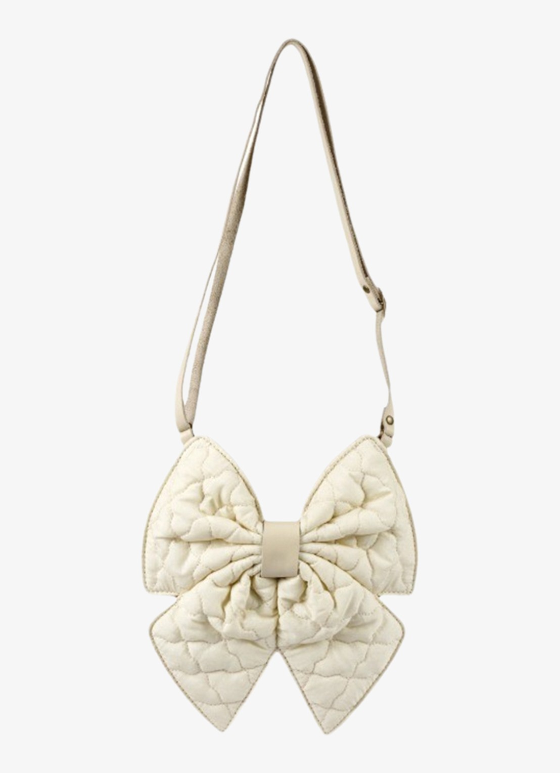 Donsje Amsterdam Klasina crossbody tas van leer - detail 3 ivoor