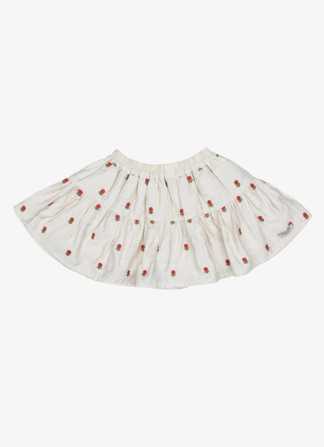 Donsje Amsterdam Lazie Red Roses rok met tule - voorkant 3 zand