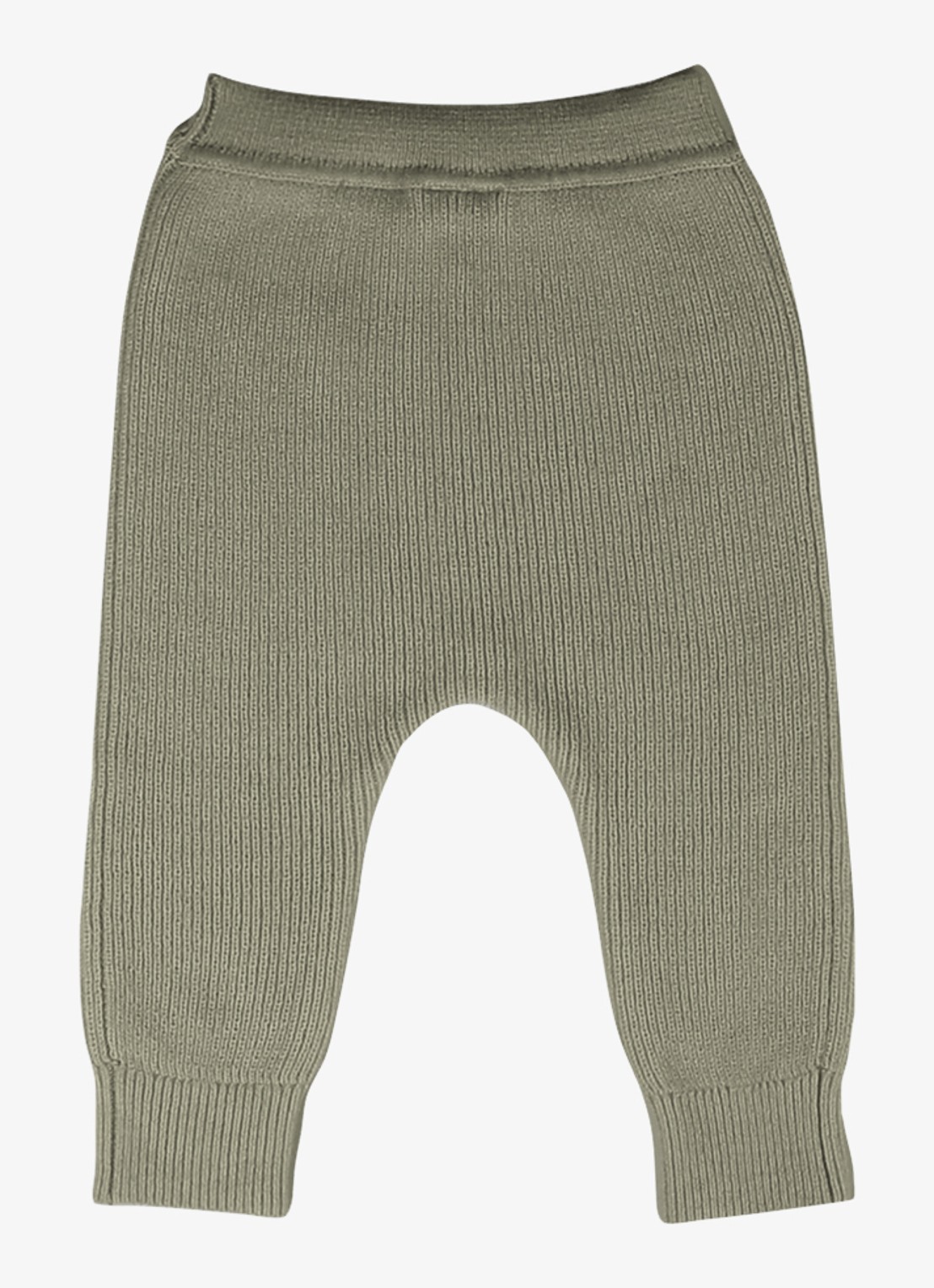 Donsje Amsterdam Lieke legging met ribstructuur - achterkant 5 groen