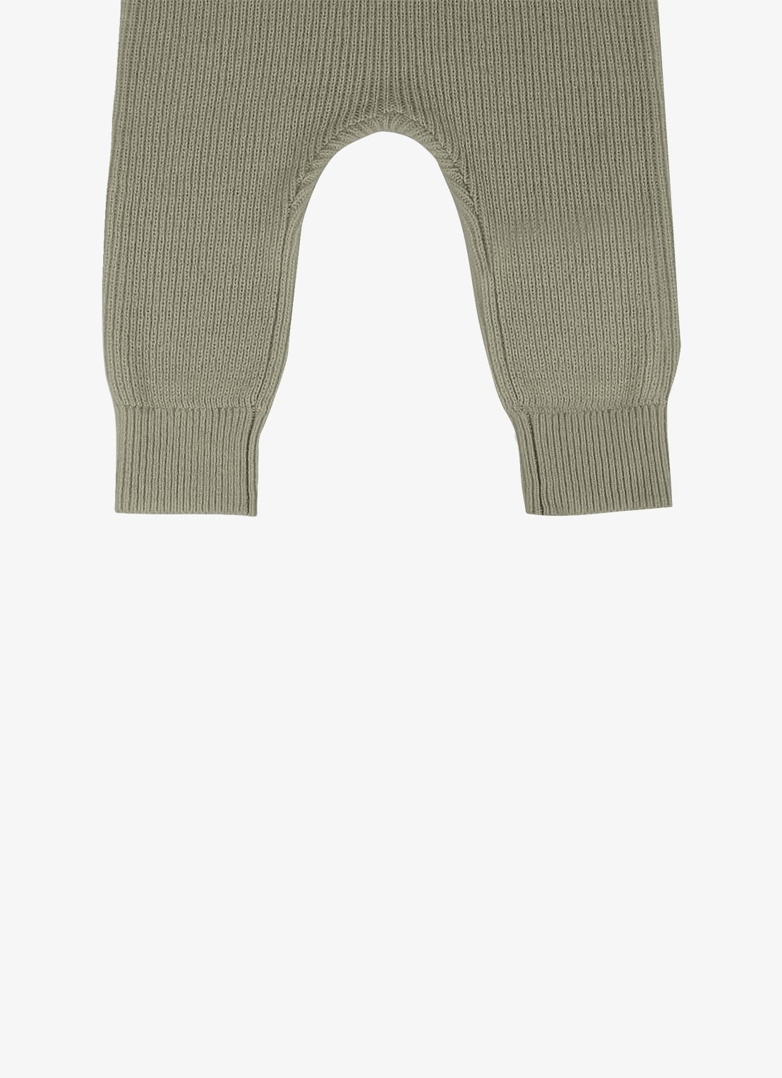 Donsje Amsterdam Lieke legging met ribstructuur - detail 3 groen