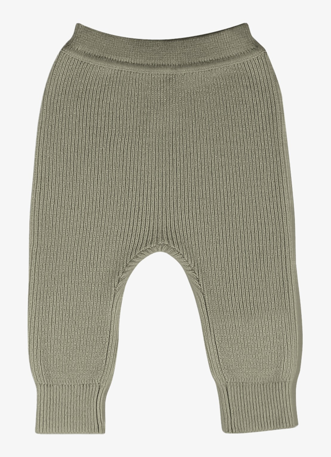 Donsje Amsterdam Lieke legging met ribstructuur - voorkant 4 groen