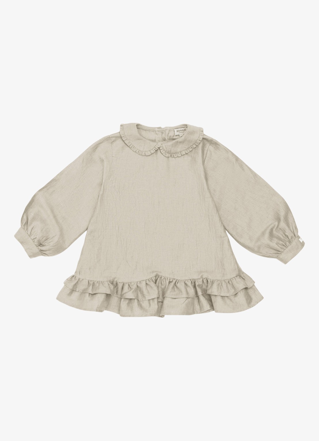 Donsje Amsterdam Luus Dress - voorkant 2 naturel