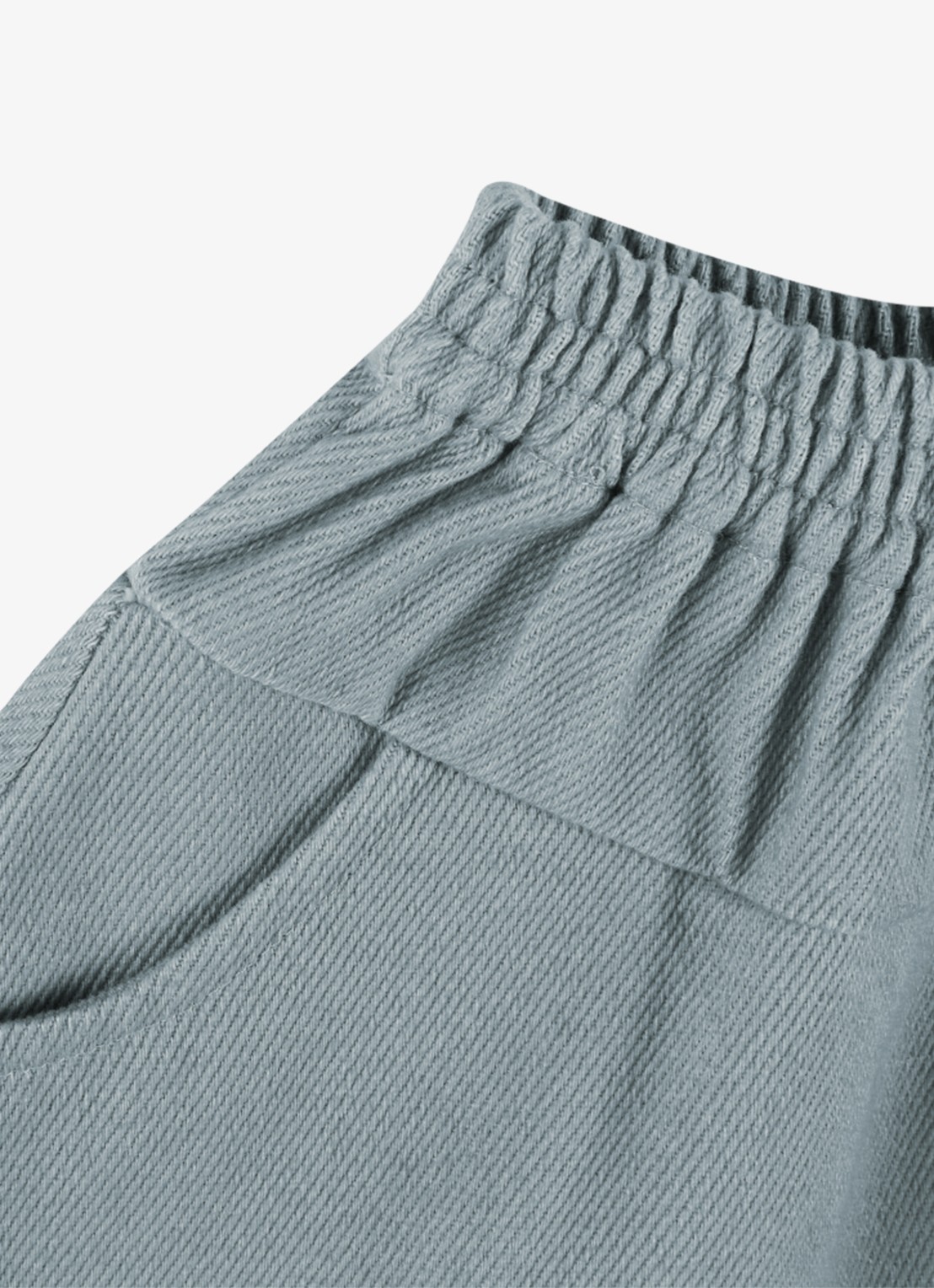 Donsje Amsterdam Mazena wide fit korte broek - detail 2 indigo