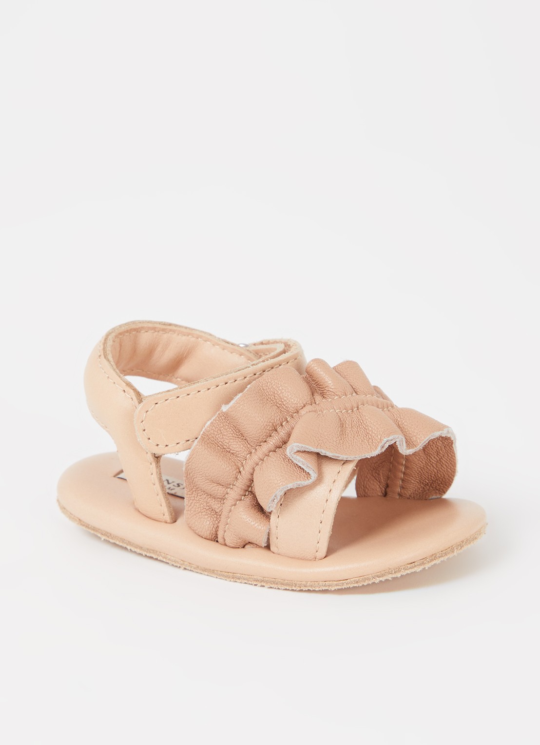 Donsje Amsterdam Miene sandalen van leer - voorkant 3 abrikoos