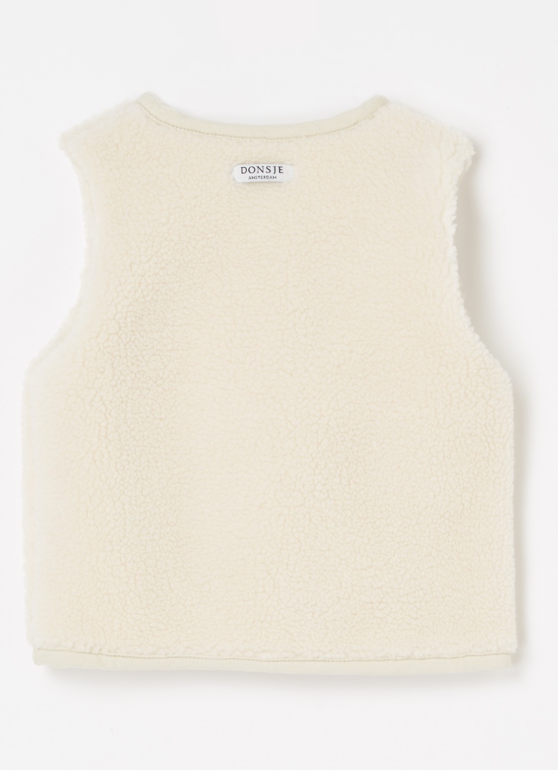 Donsje Amsterdam Monty Gilet - achterkant 5 gebroken wit