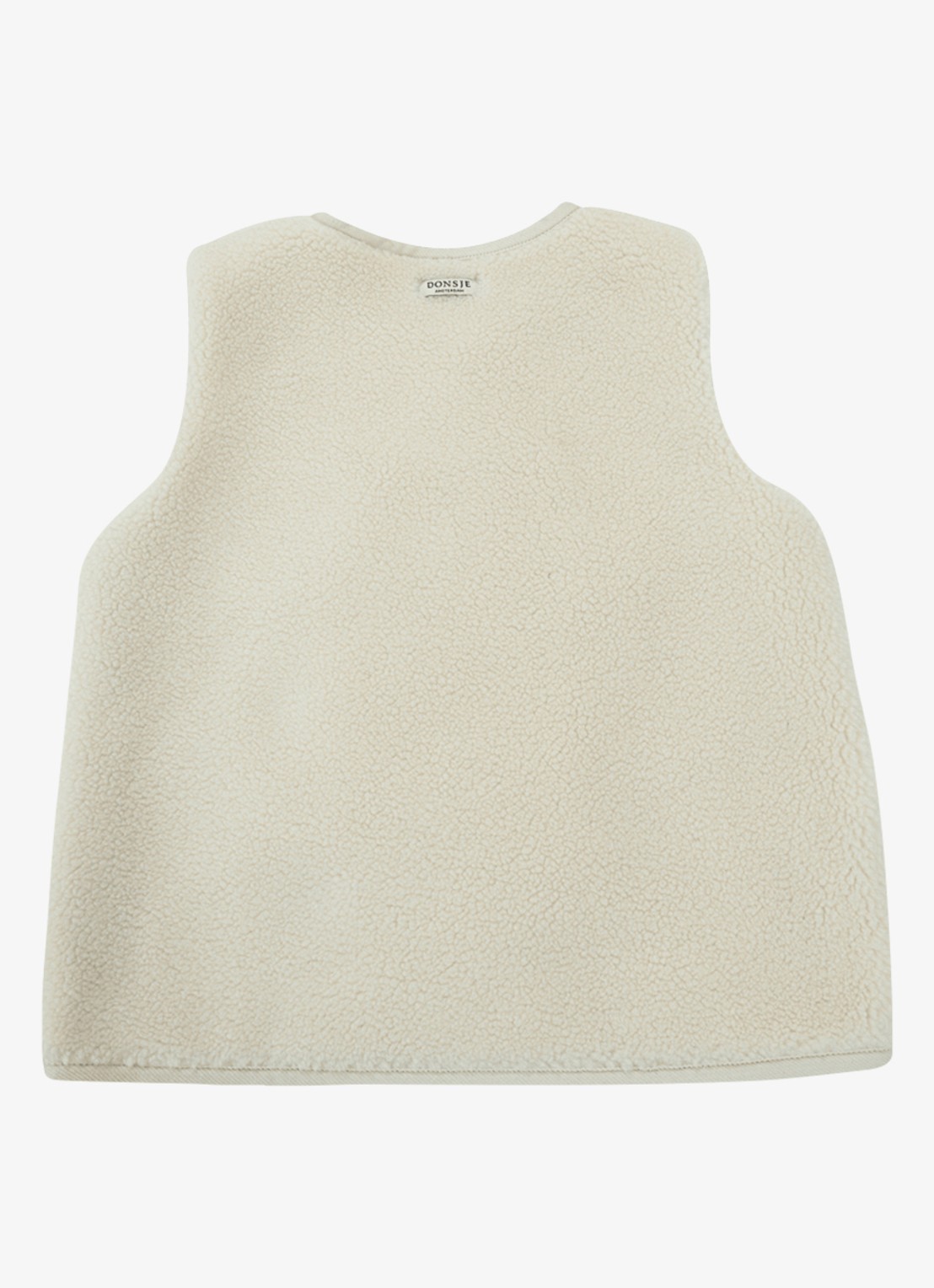Donsje Amsterdam Monty Gilet - achterkant 6 gebroken wit
