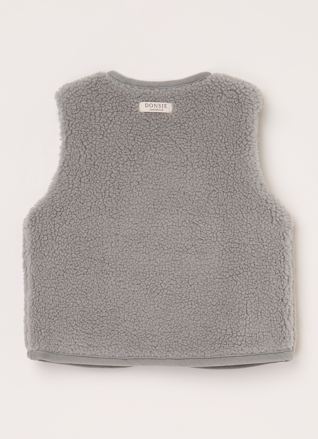 Donsje Amsterdam Monty Gilet - achterkant 6 grijs