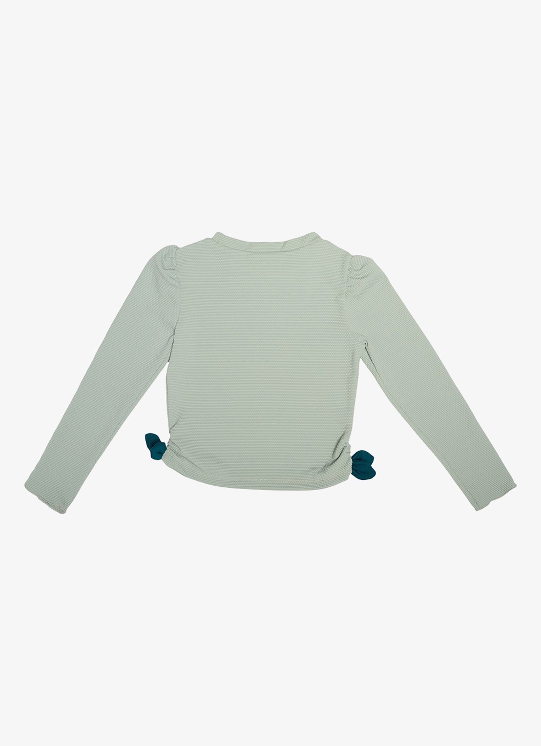 Donsje Amsterdam Nia zwemshirt met structuur - achterkant mint