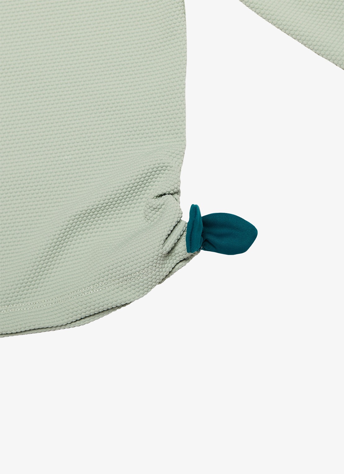 Donsje Amsterdam Nia zwemshirt met structuur - detail 4 mint