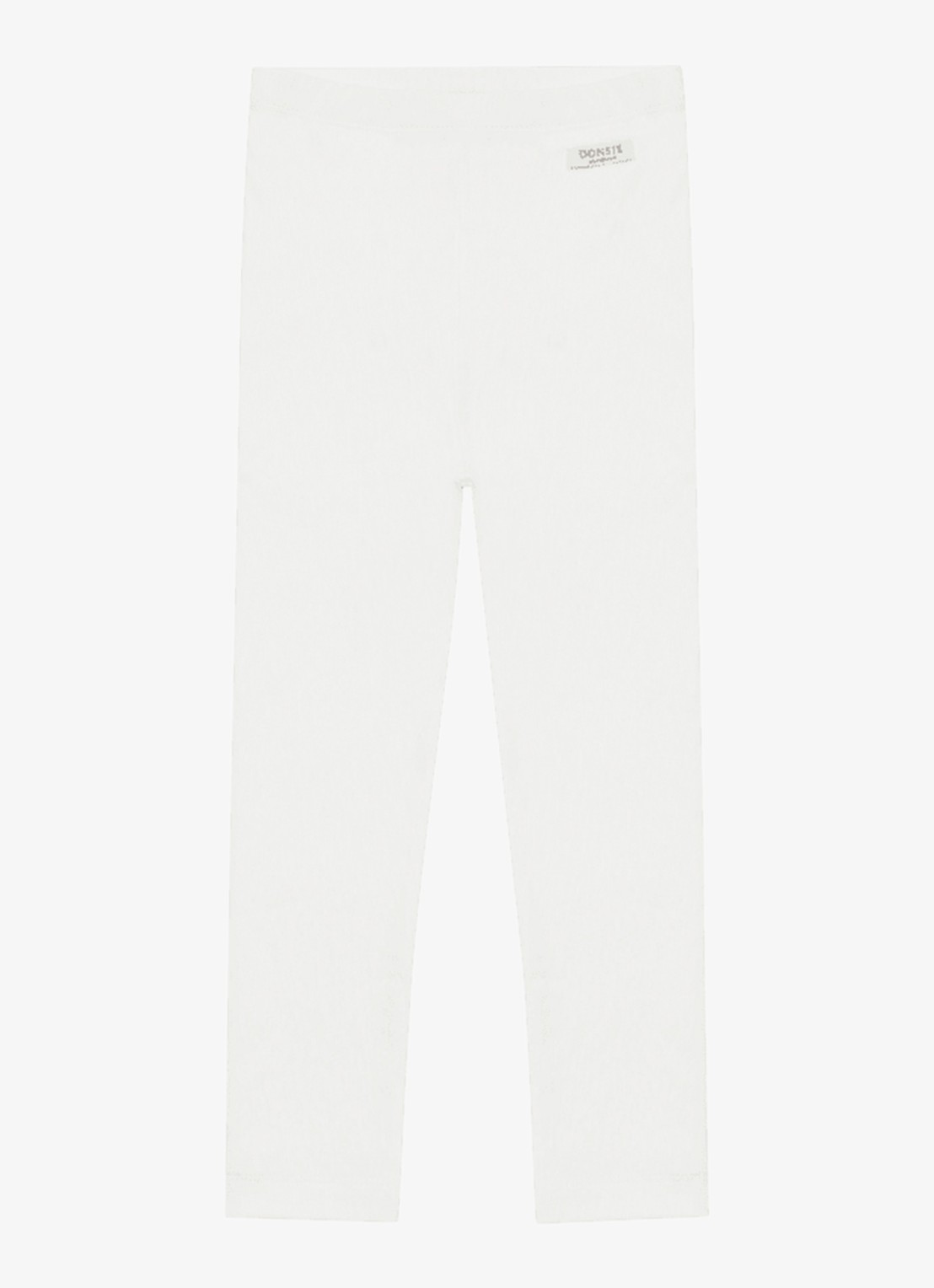 Donsje Amsterdam Nienja legging met logo - voorkant 3 gebroken wit