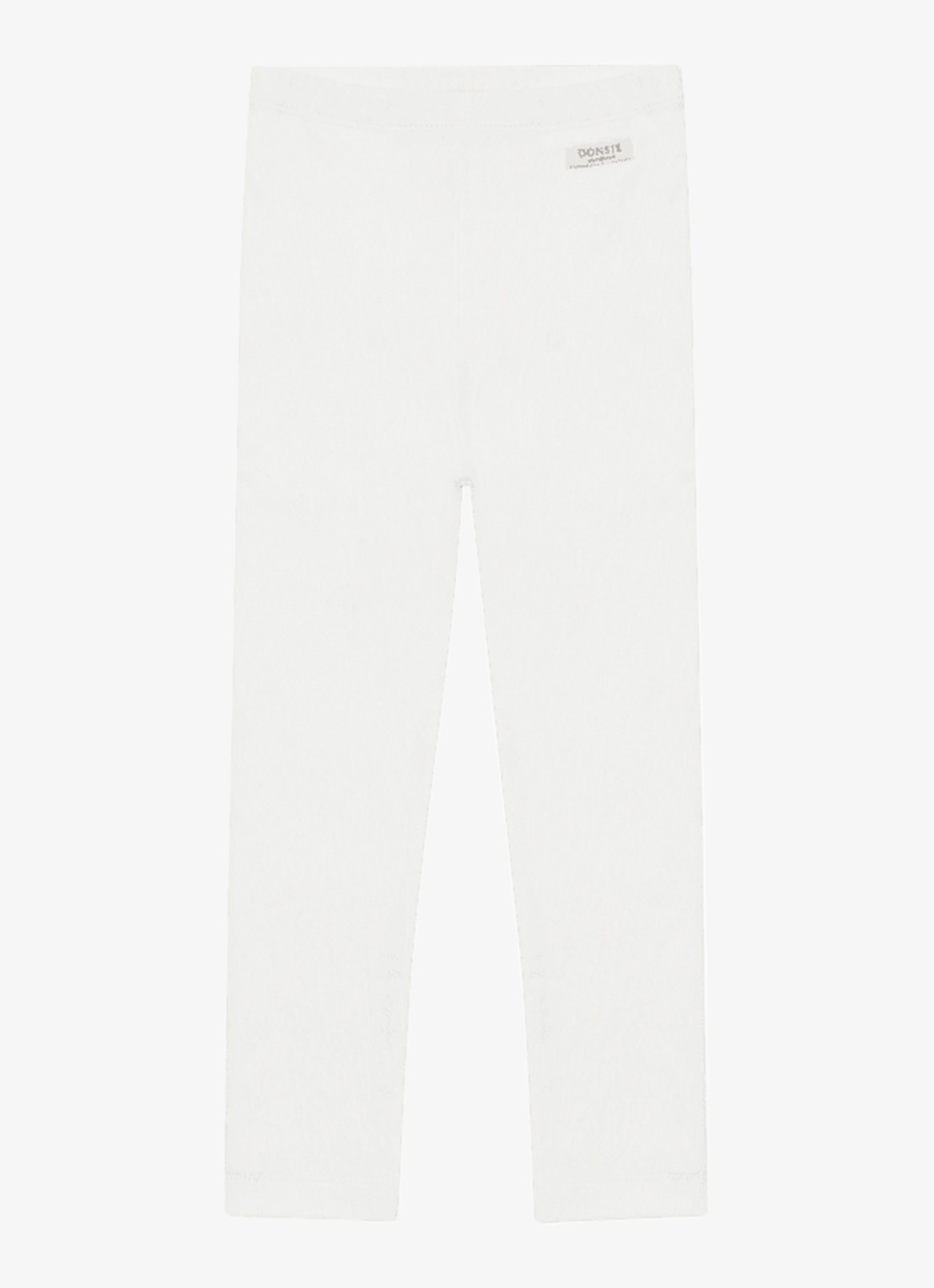 Donsje Amsterdam Nienja legging met logo - voorkant 3 gebroken wit