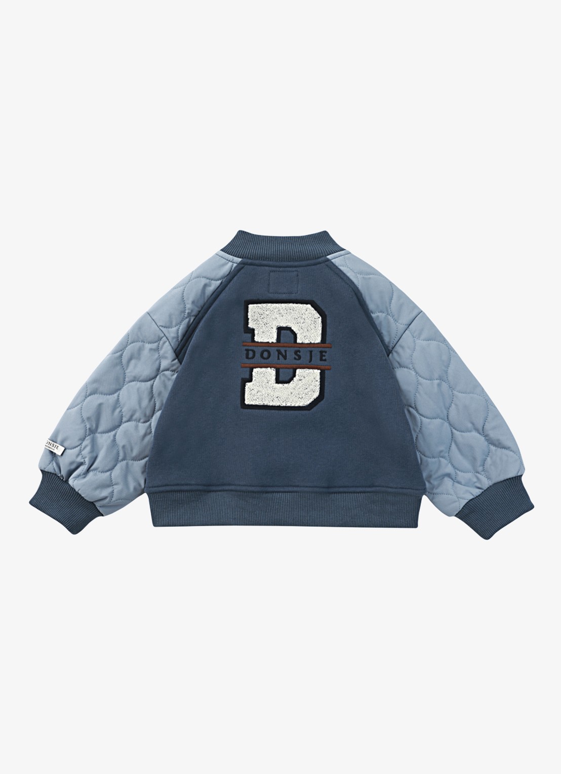 Donsje Amsterdam Noal jack met borduring - achterkant royalblauw
