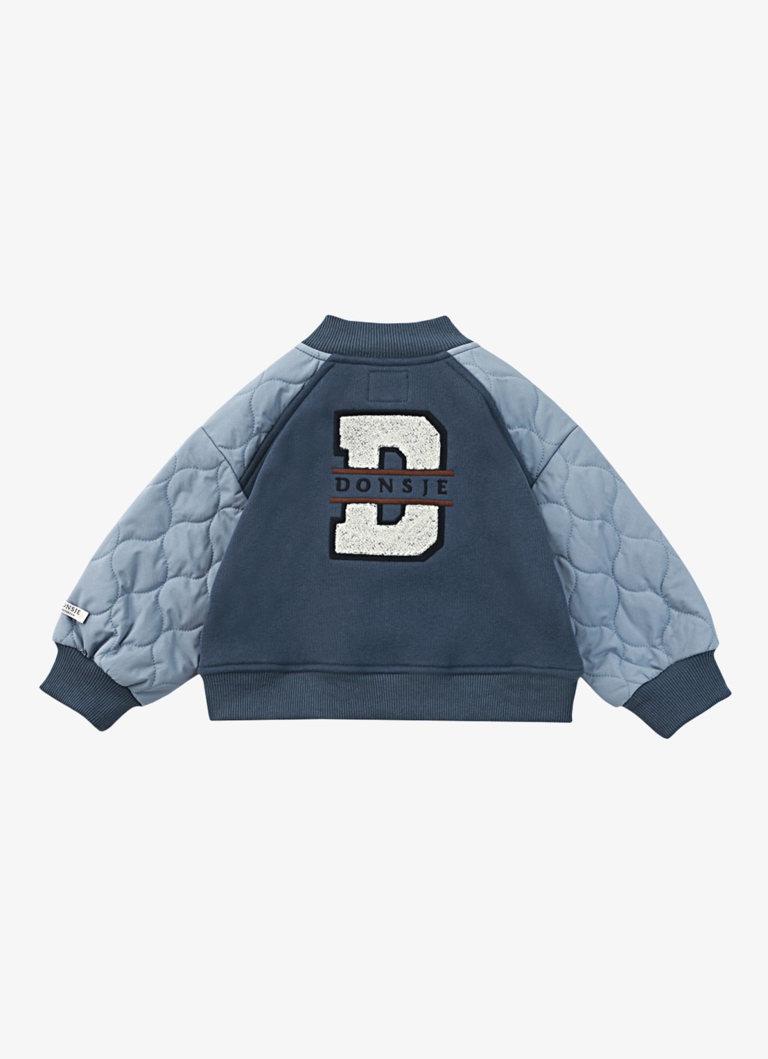 Donsje Amsterdam Noal jack met borduring - achterkant 2 royalblauw