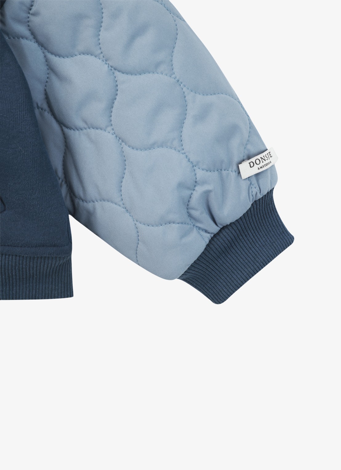 Donsje Amsterdam Noal jack met borduring - detail 9 royalblauw
