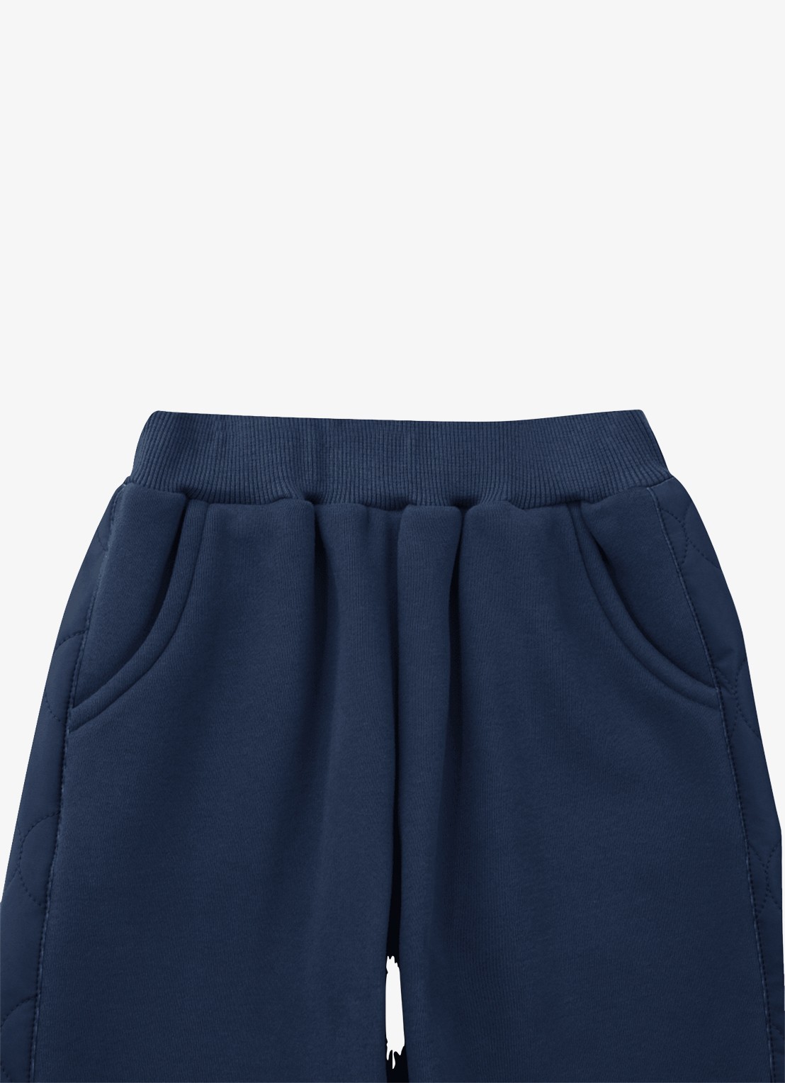 Donsje Amsterdam Noorien joggingbroek met logo - detail blauw