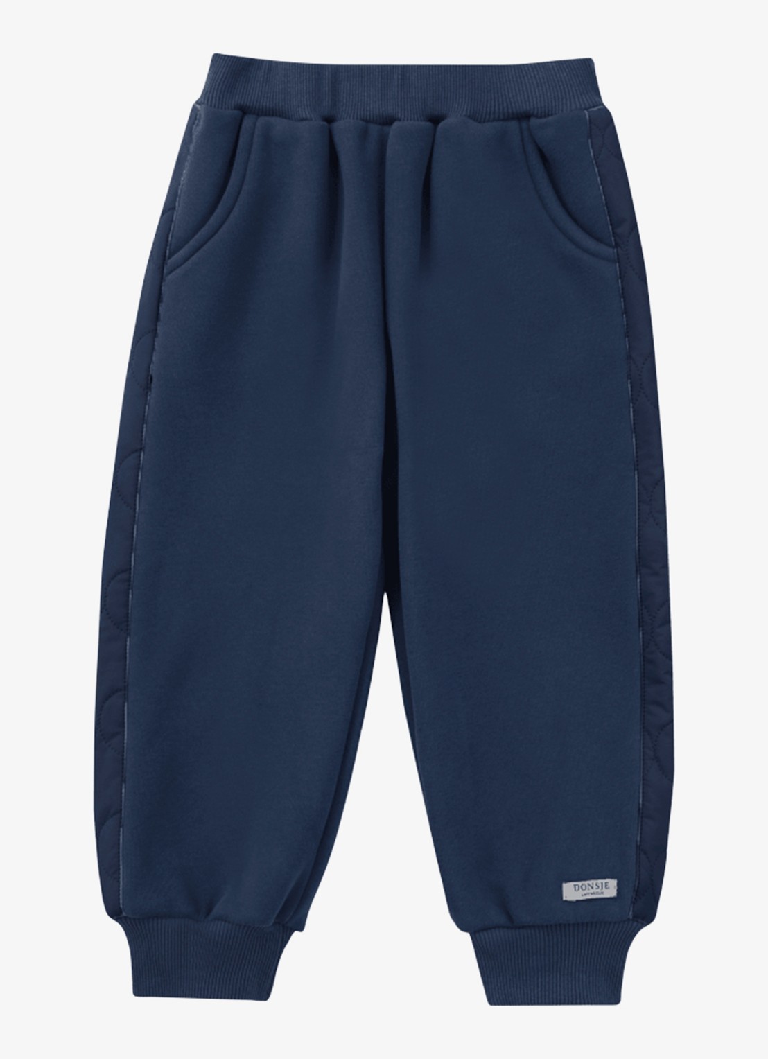 Donsje Amsterdam Noorien joggingbroek met logo - voorkant 7 blauw