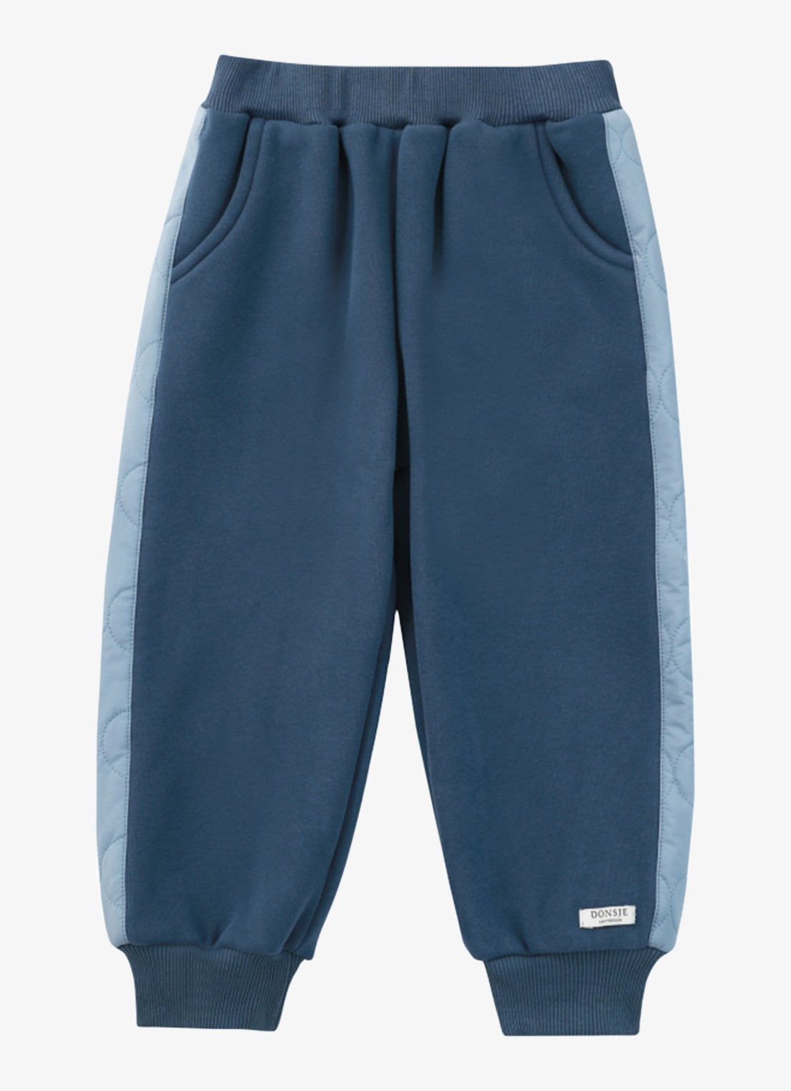 Donsje Amsterdam Noorien joggingbroek met steekzakken - voorkant 3 royalblauw