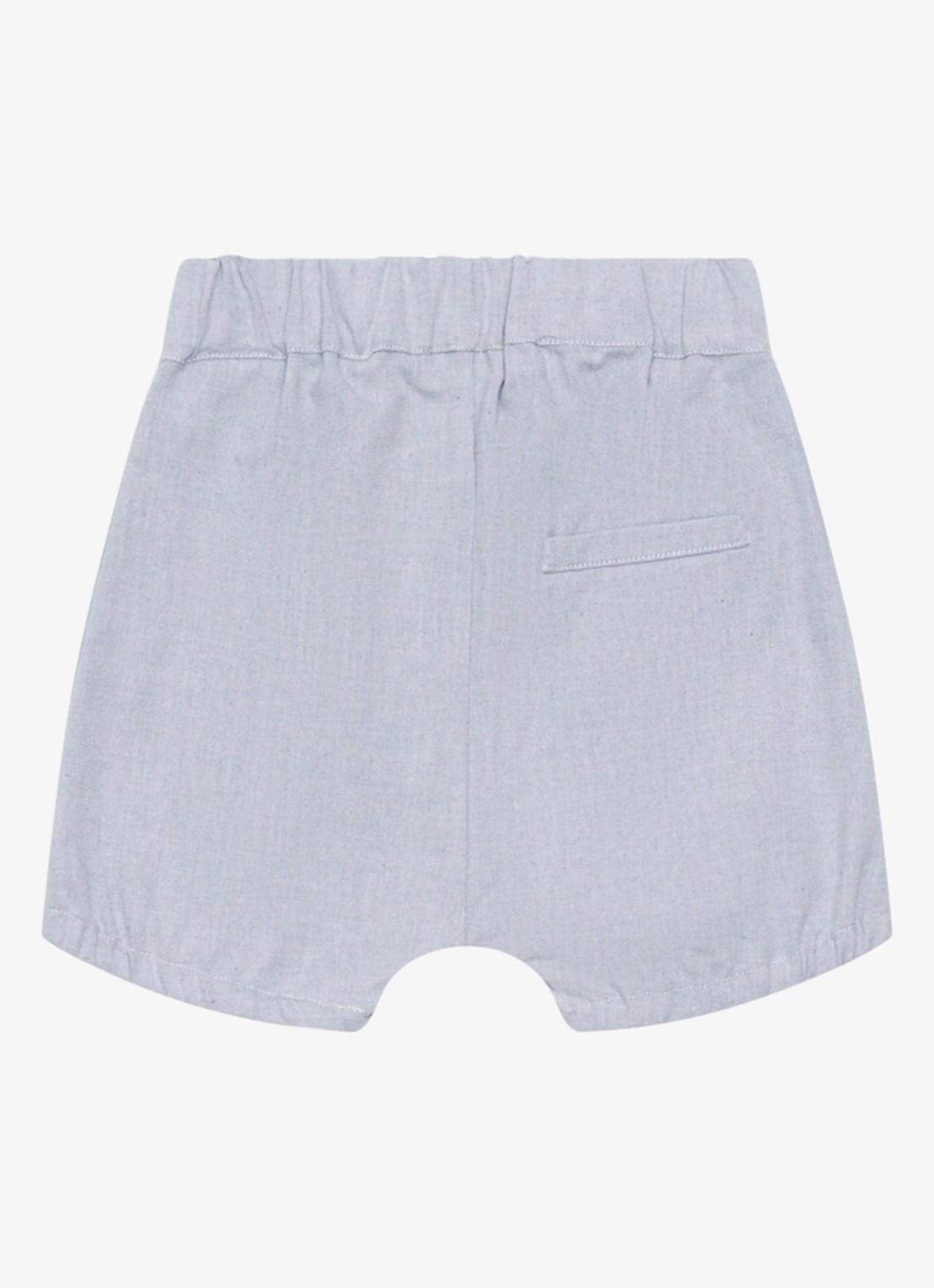 Donsje Amsterdam Olean korte broek met logo - achterkant 2 lichtblauw