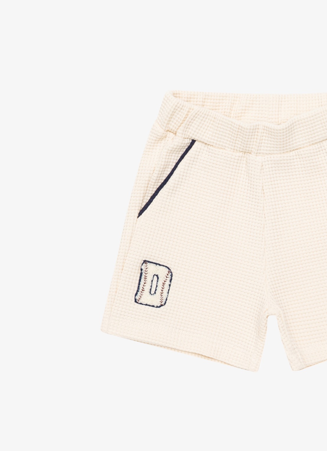 Donsje Amsterdam Petar korte broek met structuur - detail 7 beige