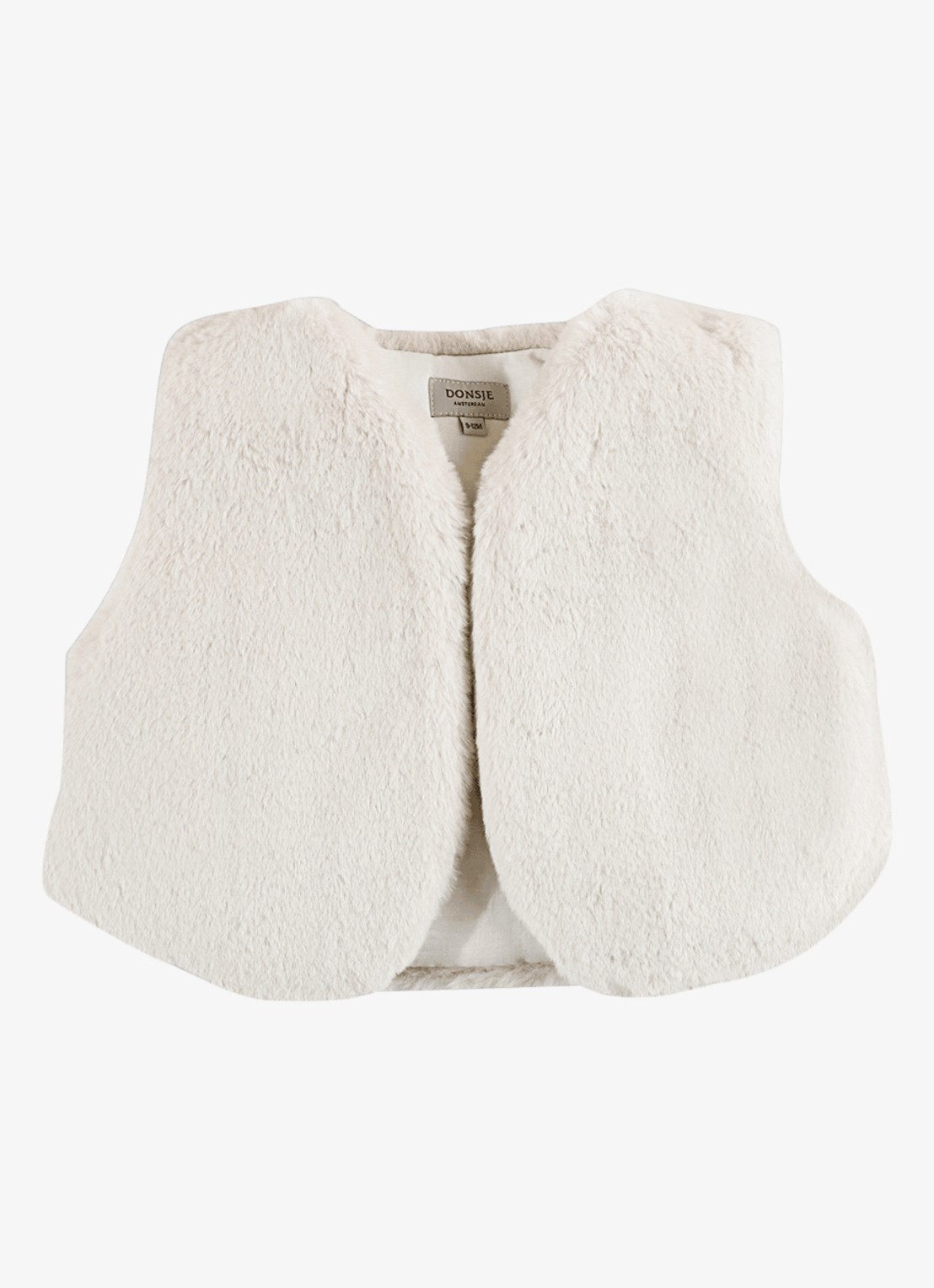 Donsje Amsterdam Pimmy Gilet - voorkant creme