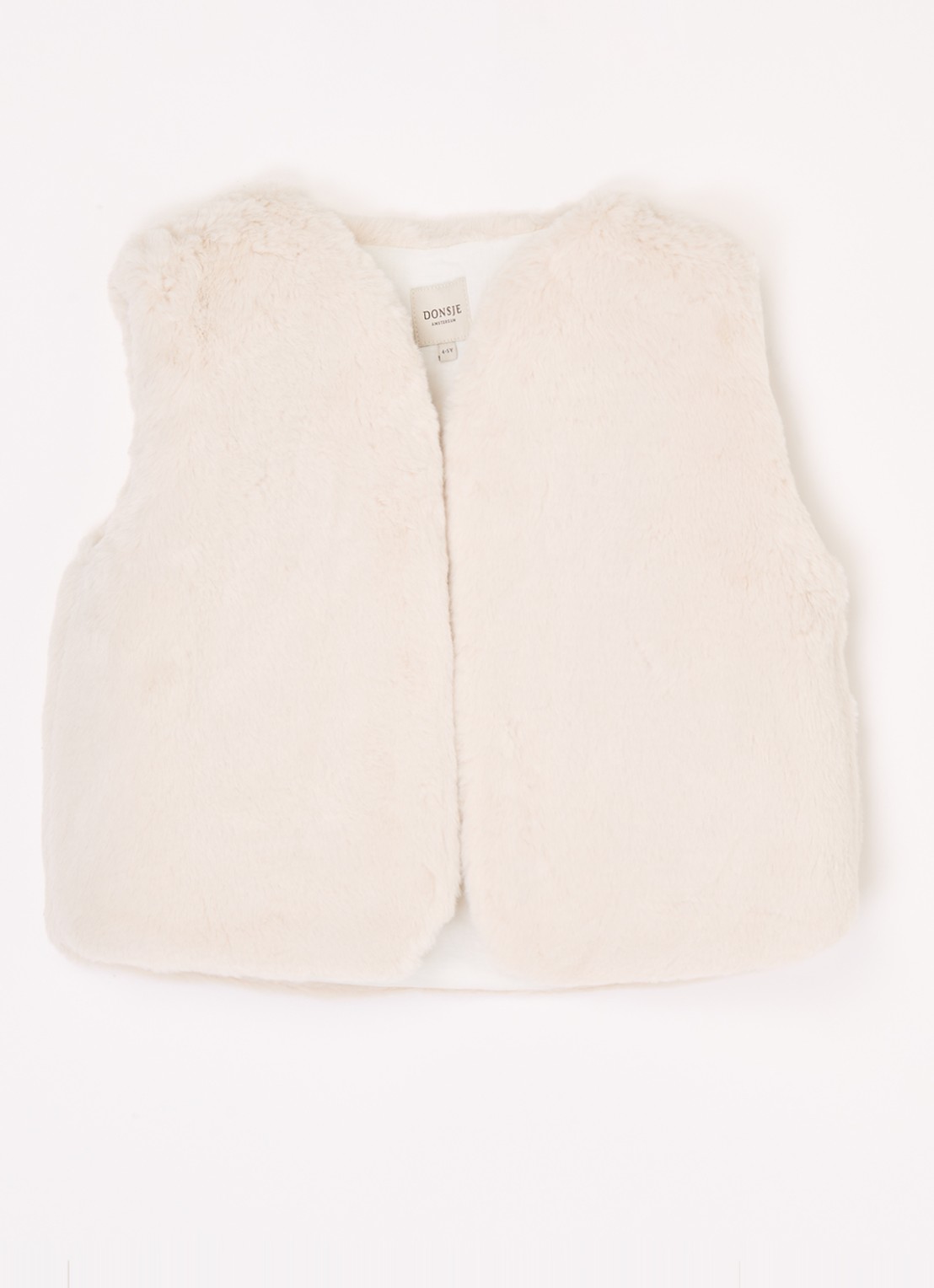 Donsje Amsterdam Pimmy Gilet - voorkant 3 creme
