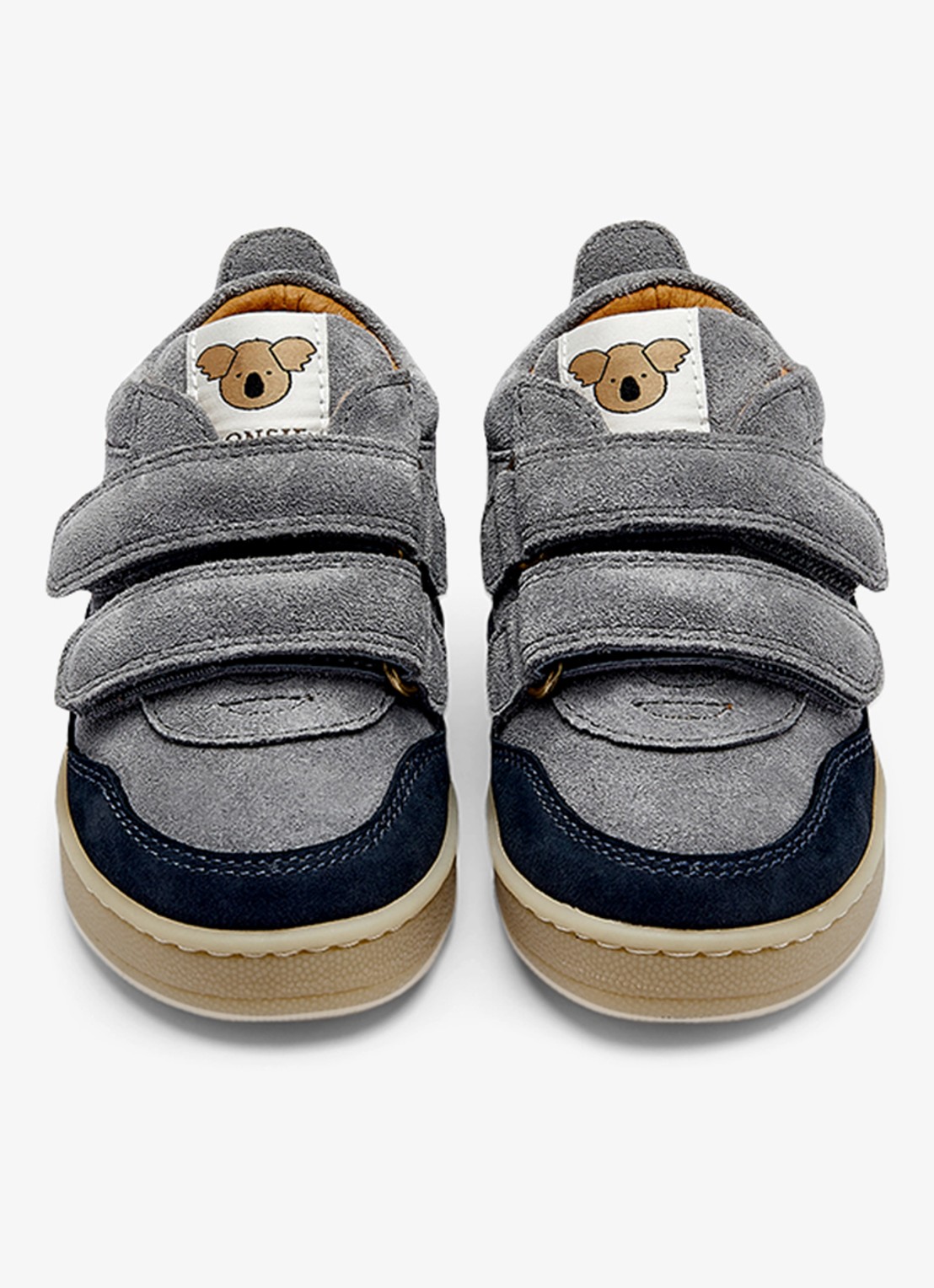 Donsje Amsterdam Pivalo sneaker van leer - detail lichtblauw