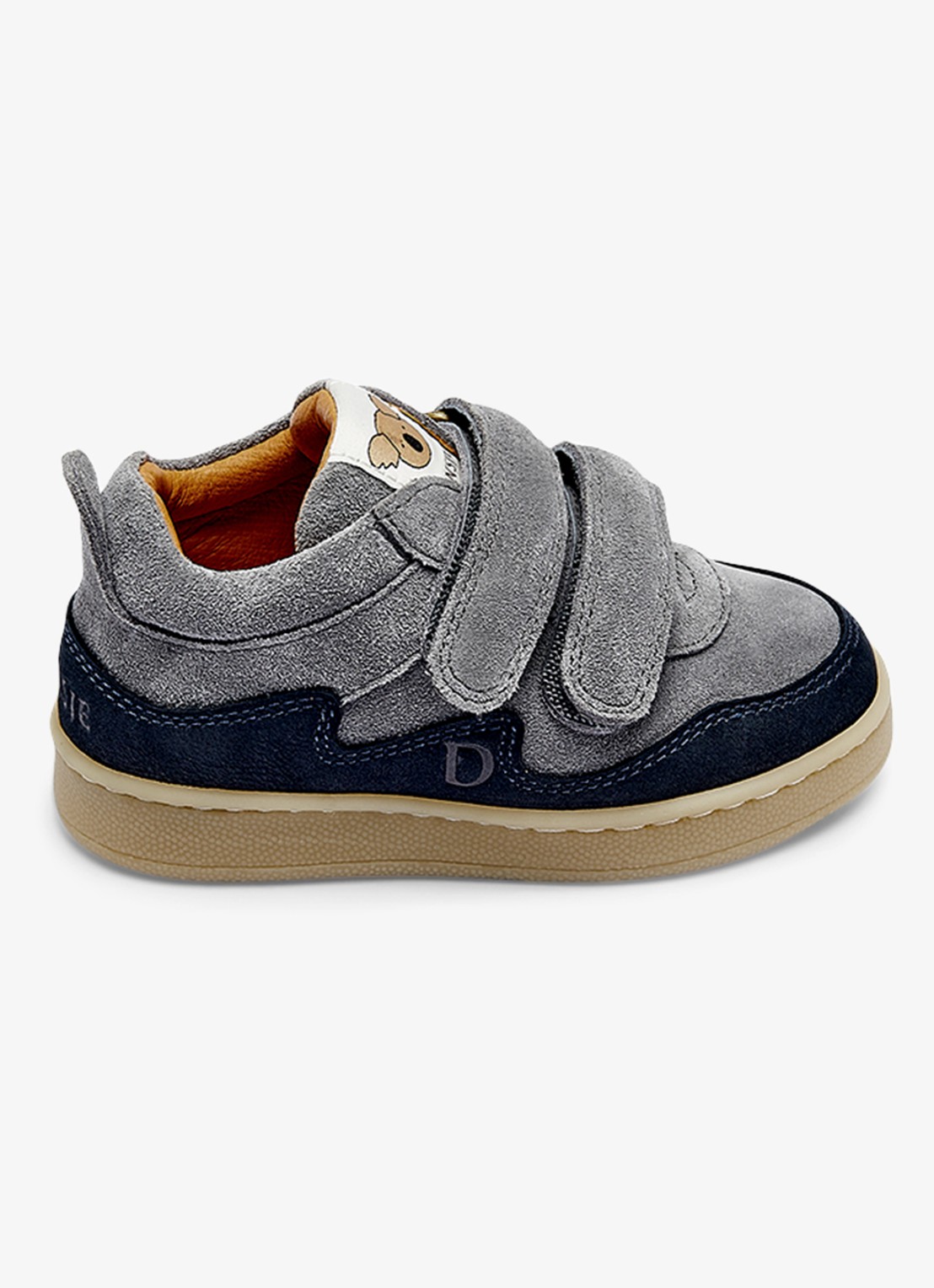 Donsje Amsterdam Pivalo sneaker van leer - detail 4 lichtblauw