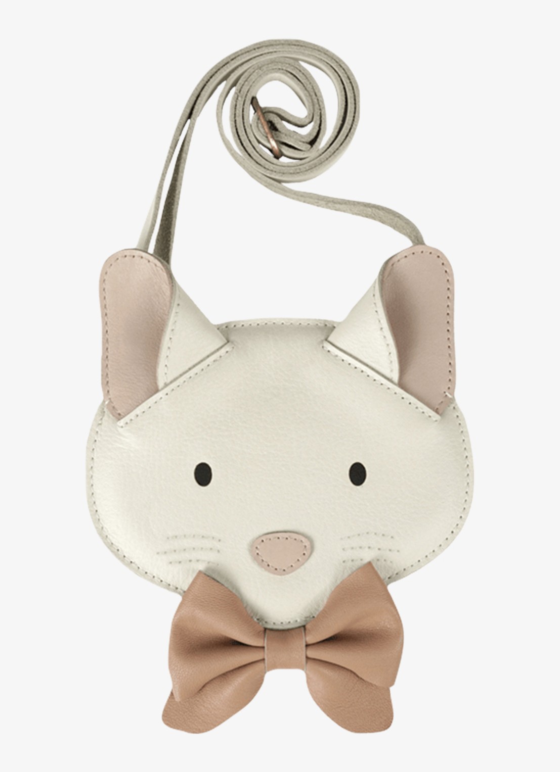 Donsje Amsterdam Pua crossbody tas  - voorkant 3 gebroken wit