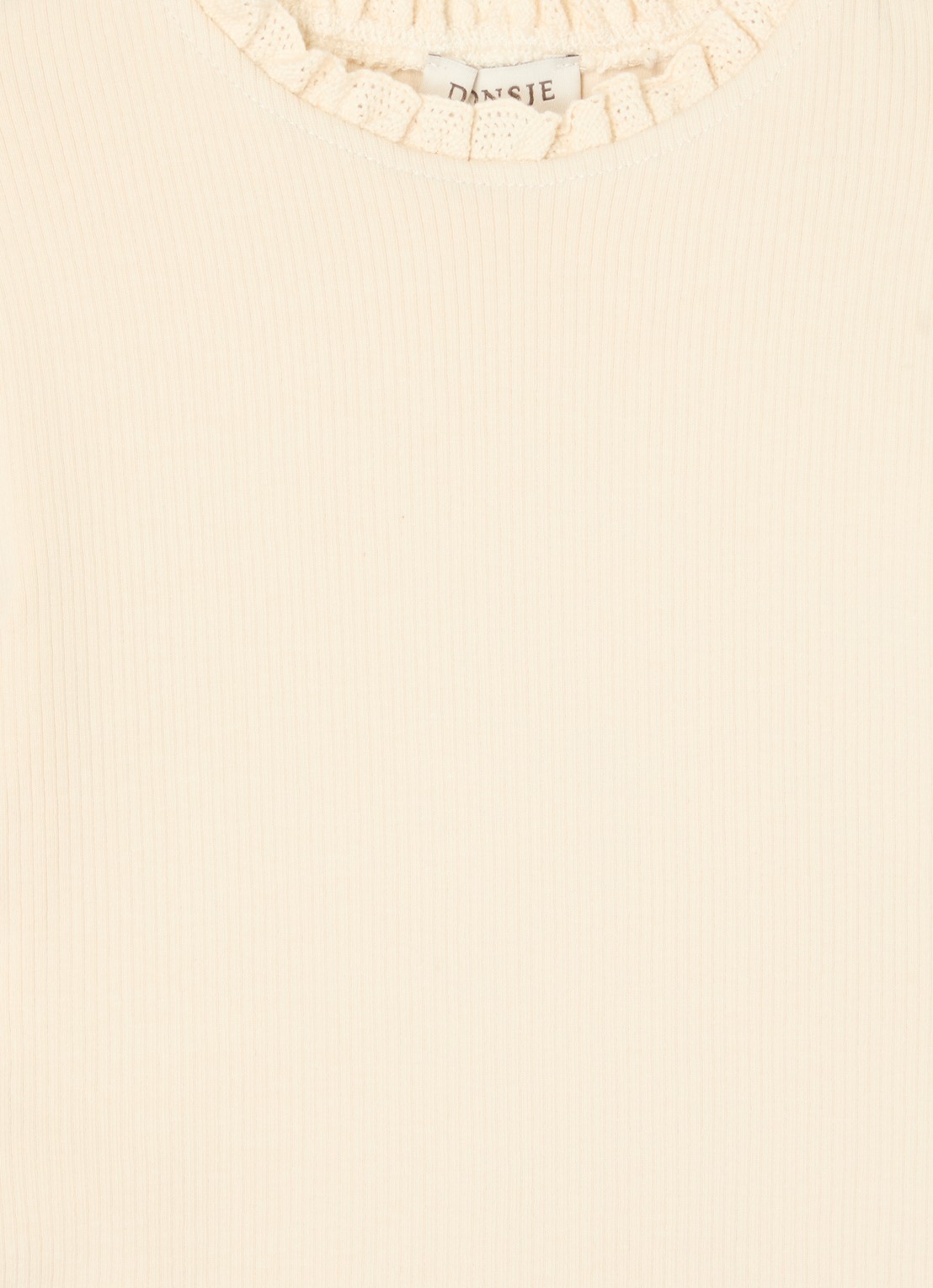 Donsje Amsterdam Raeven longsleeve van  katoen - detail 3 beige