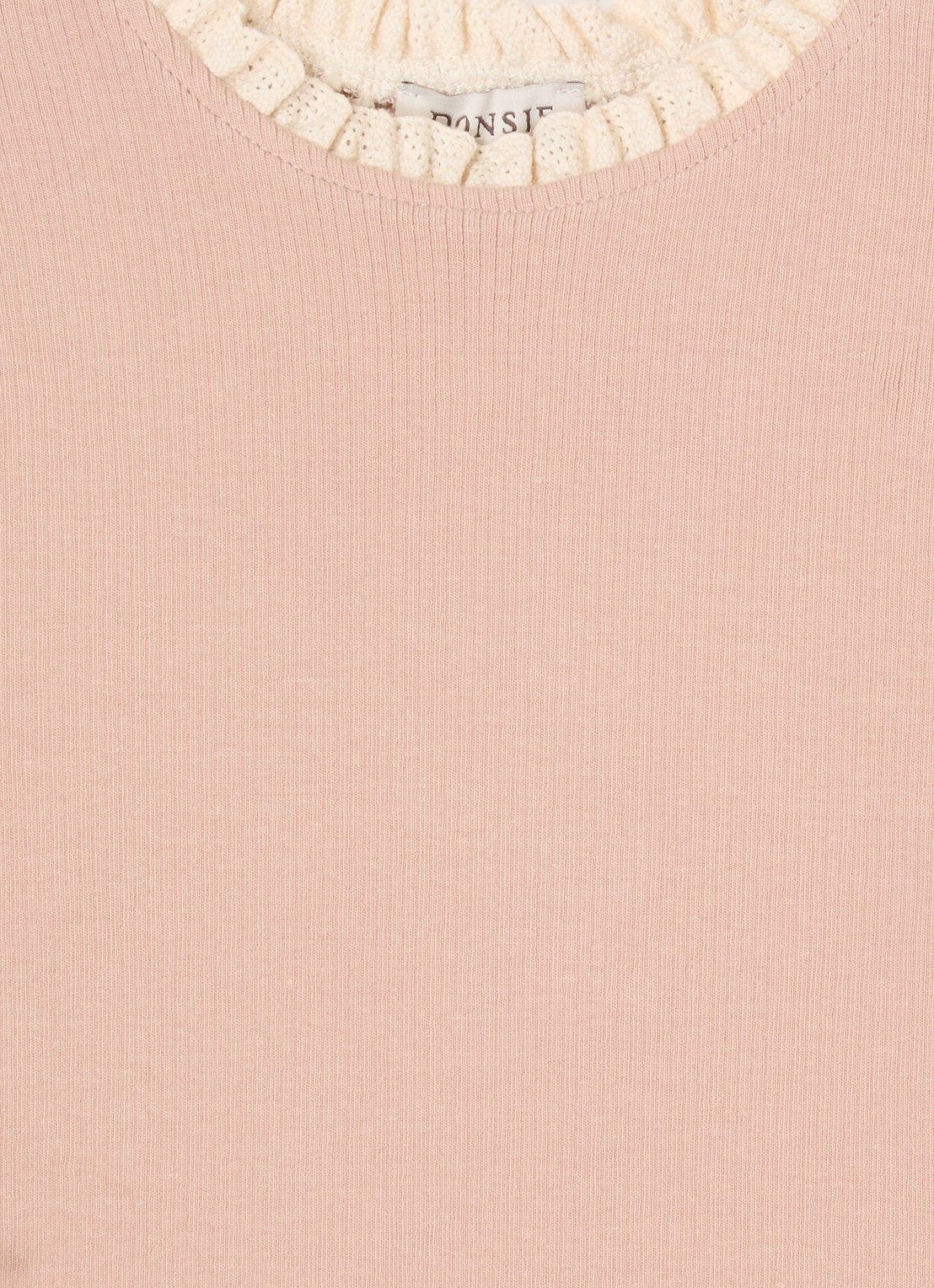 Donsje Amsterdam Raeven longsleeve van  katoen - detail 3 oudroze