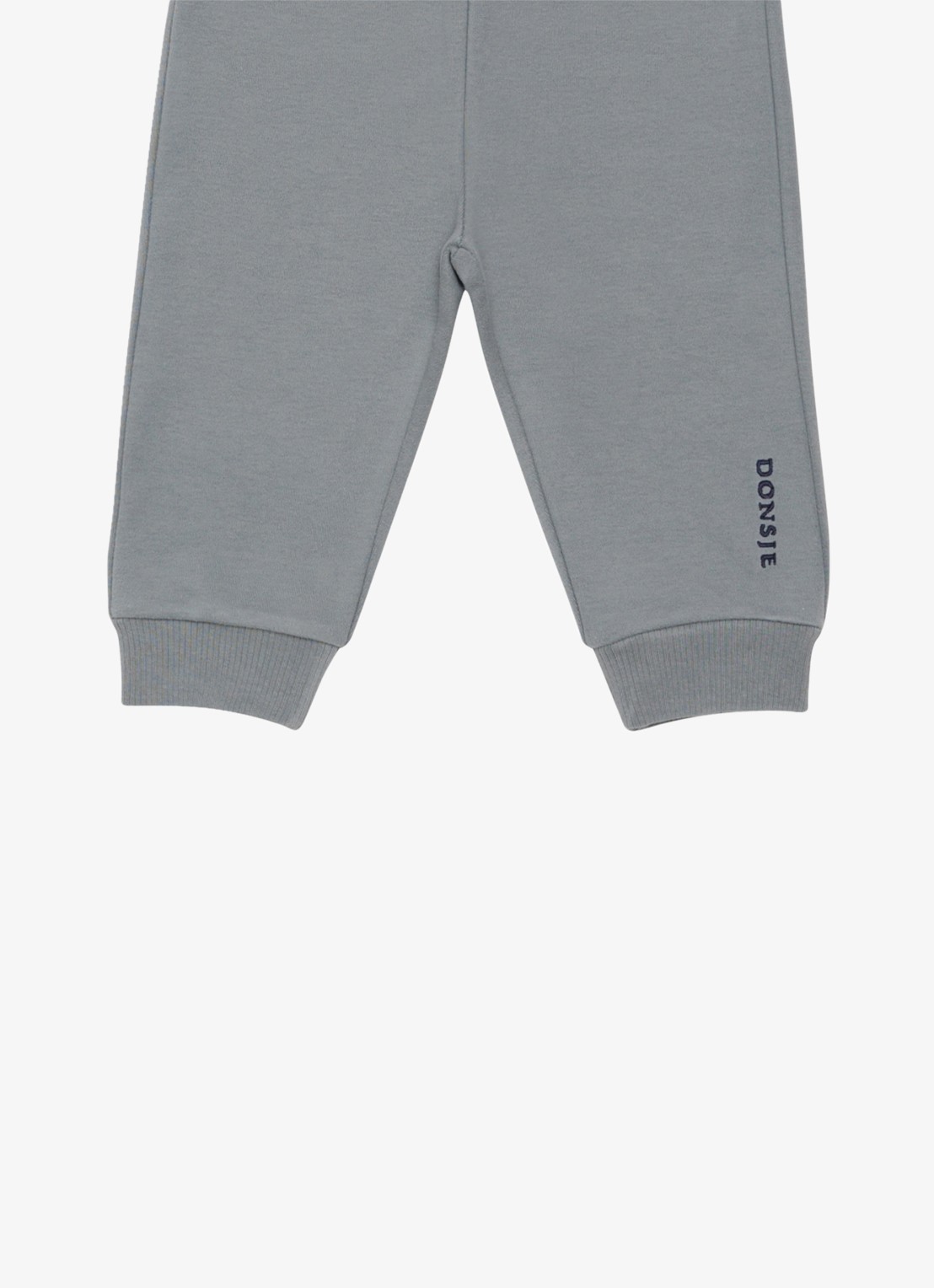 Donsje Amsterdam Remzie joggingbroek in katoenblend - detail 3 grijs
