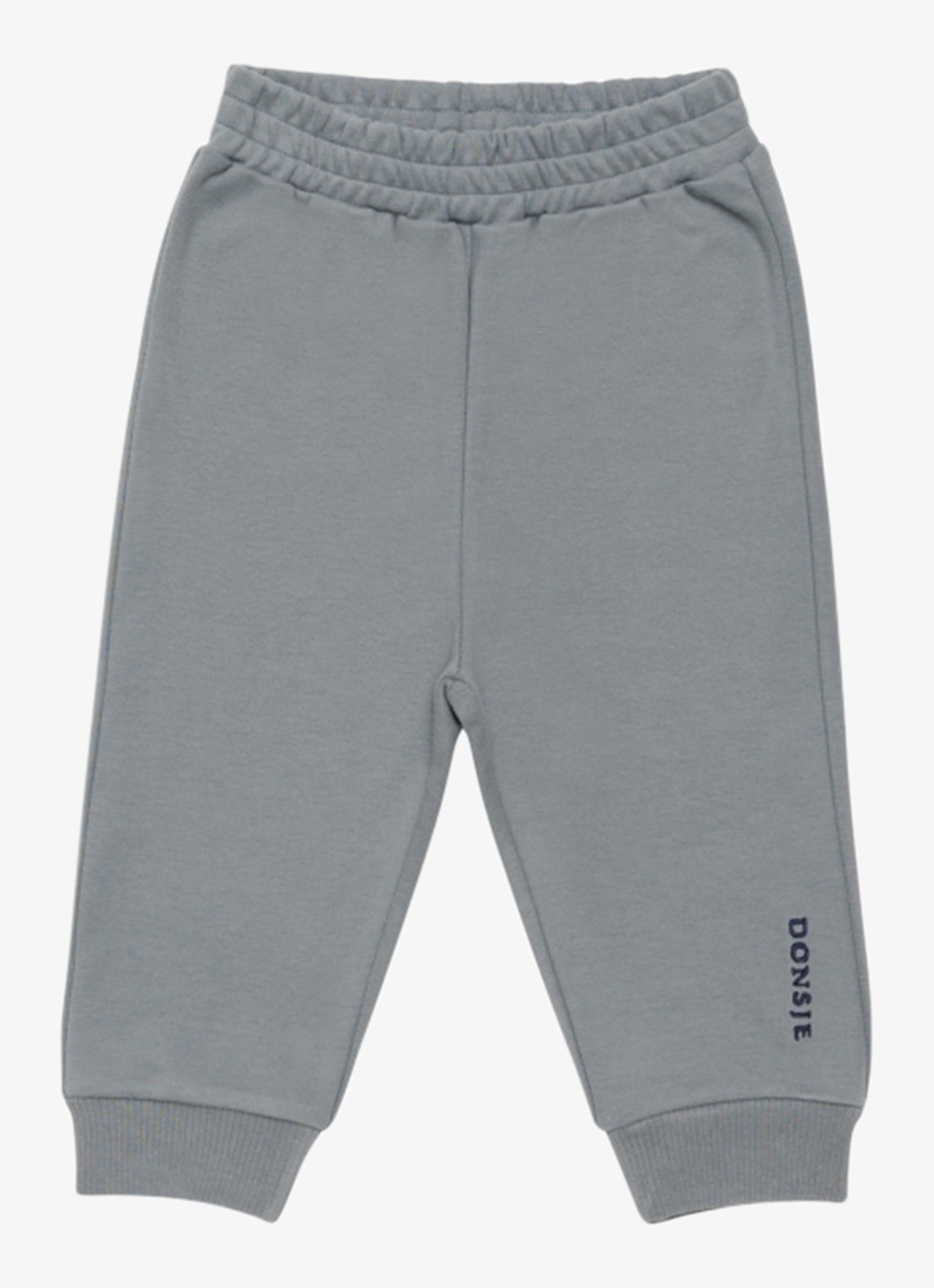 Donsje Amsterdam Remzie joggingbroek in katoenblend - voorkant 2 grijs