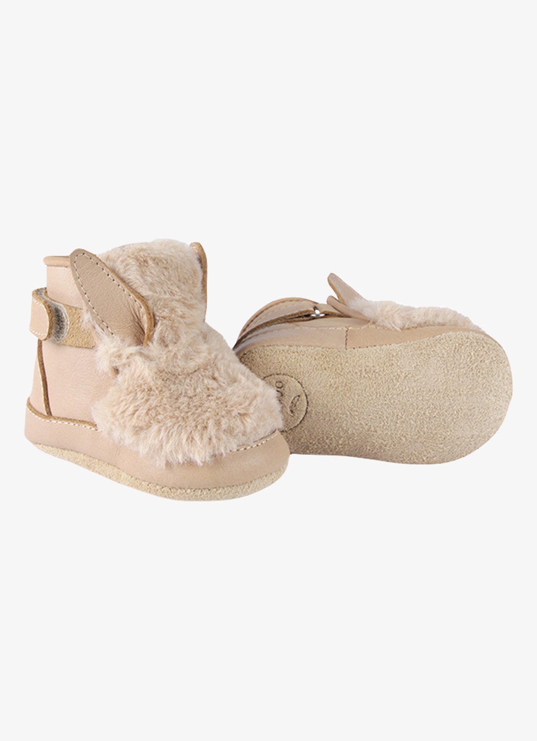 Donsje Amsterdam Richy Booties | Fluffy Bunny - detail 6 beige