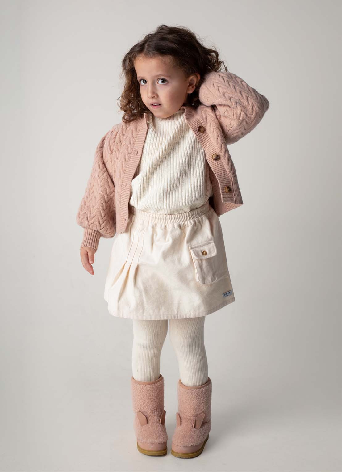 Donsje Amsterdam Rieta Skirt - detail 5 creme
