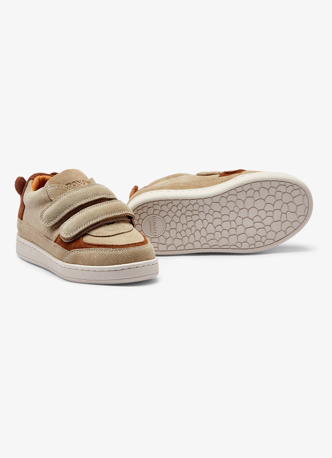 Donsje Amsterdam Rinou Bear sneaker van leer  - detail 3 taupe