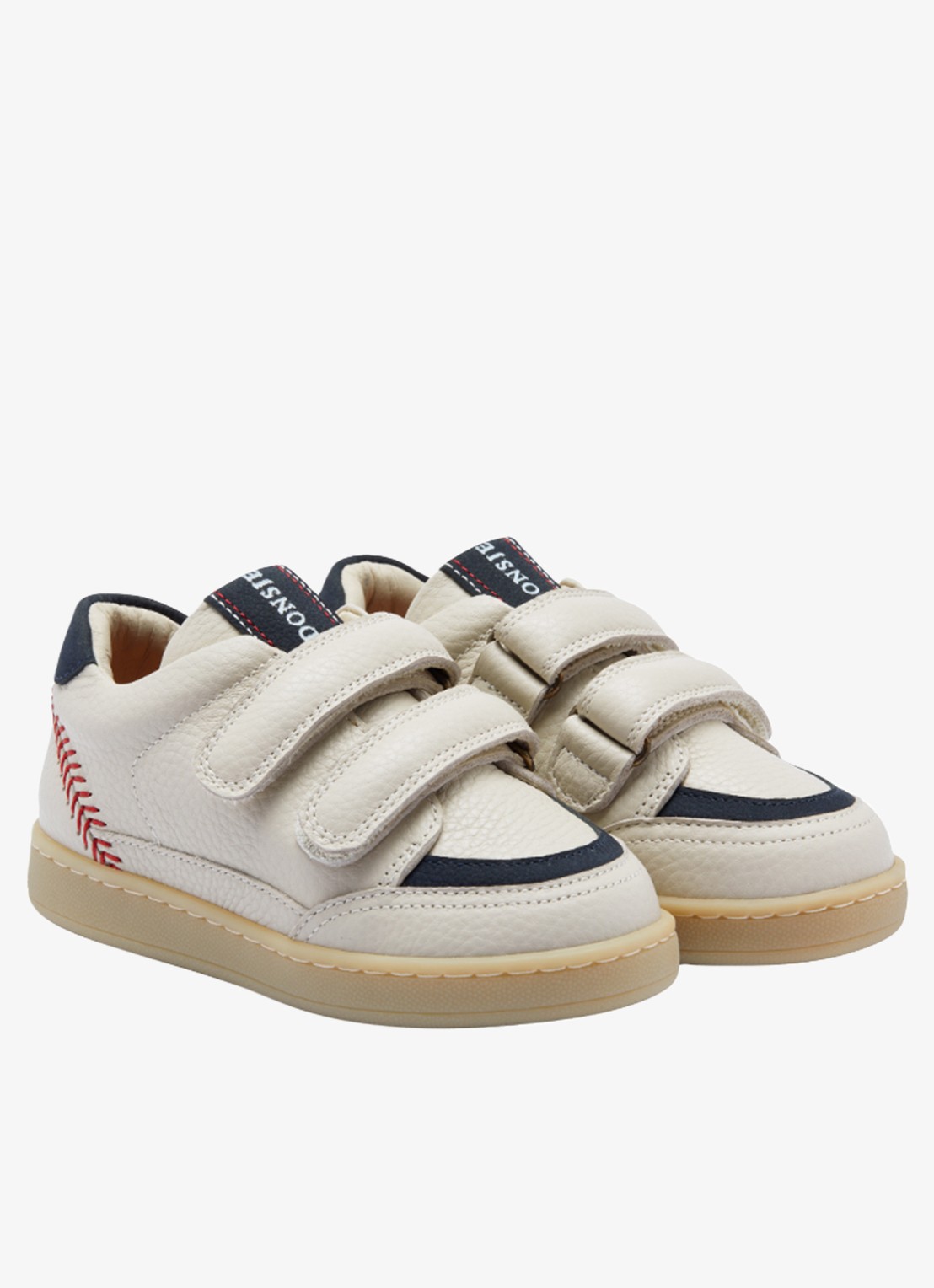 Donsje Amsterdam Ronan sneakers - voorkant gebroken wit