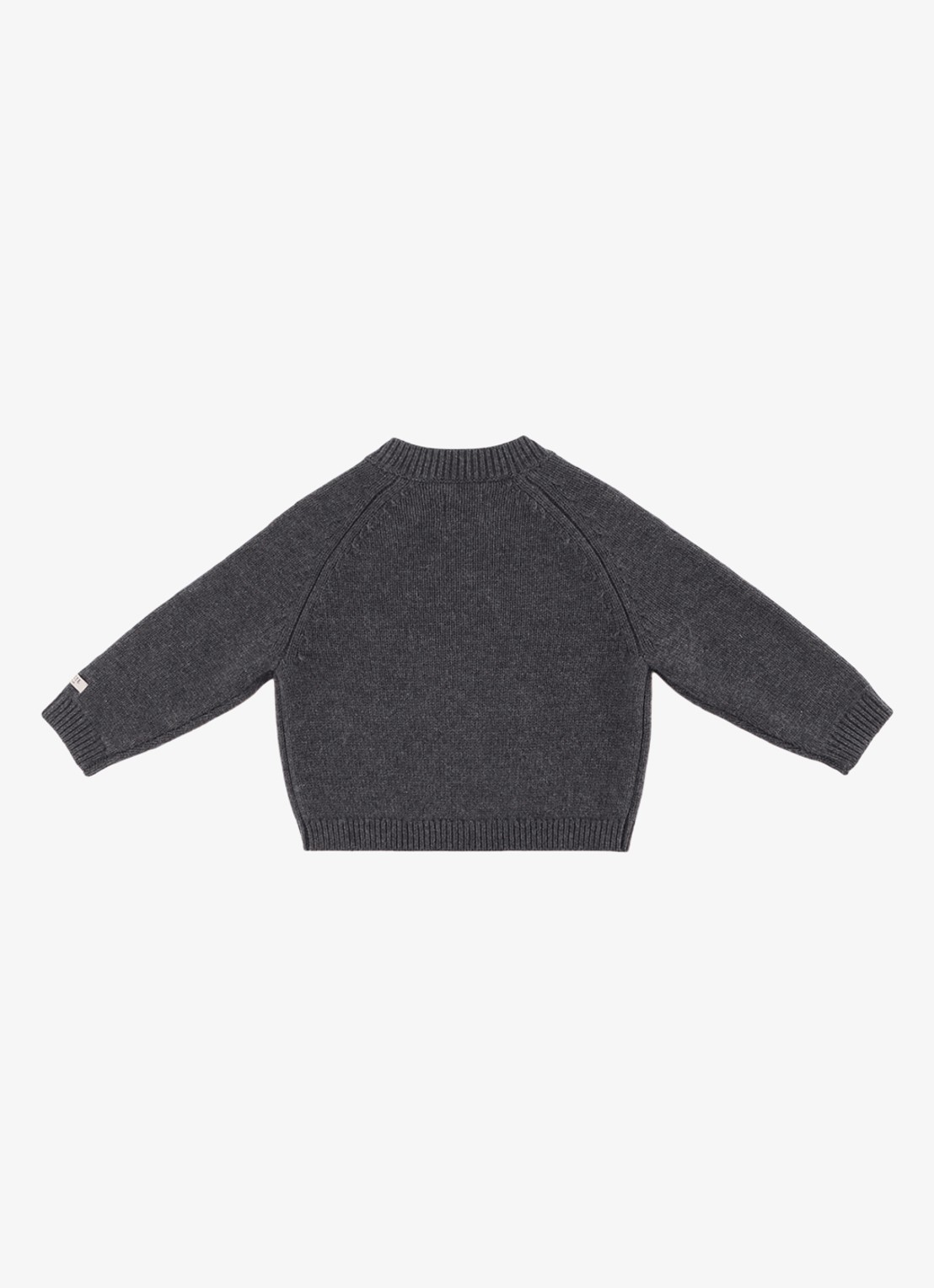 Donsje Amsterdam Sibbe Merino Wool Sweater | Koala - achterkant 3 grijs