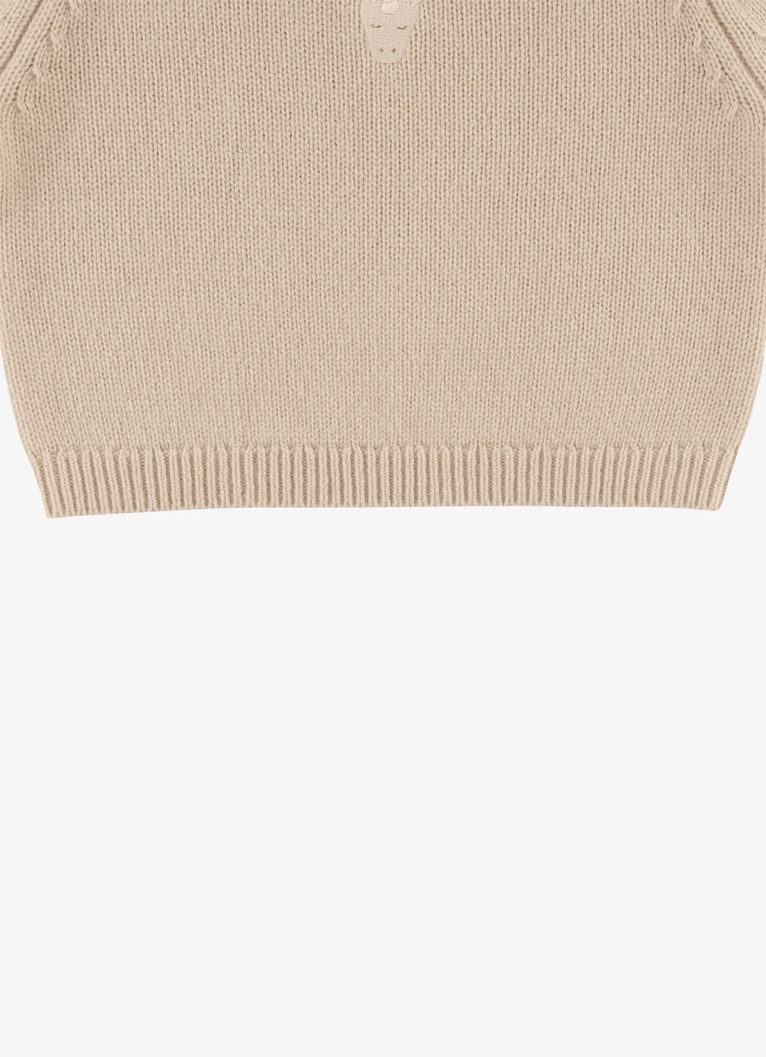 Donsje Amsterdam Sibbe Merino Wool Sweater | Unicorn - detail 4 gebroken wit