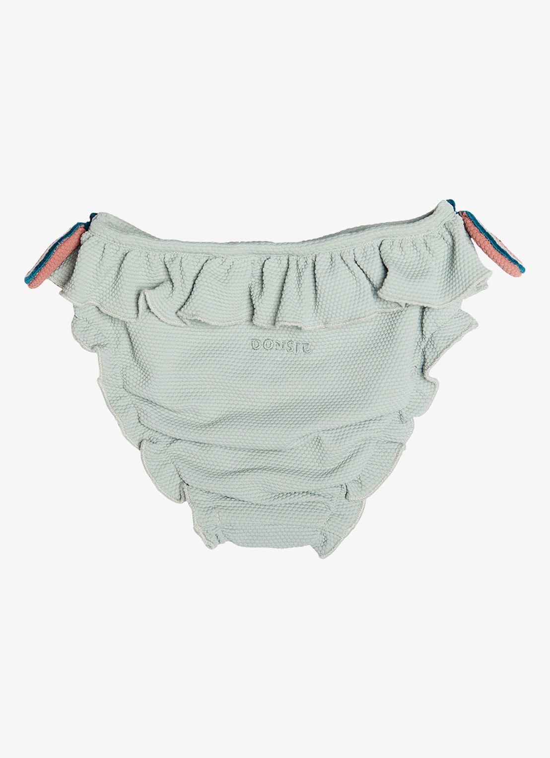 Donsje Amsterdam Sisi zwemslip met ruches - achterkant 3 mint