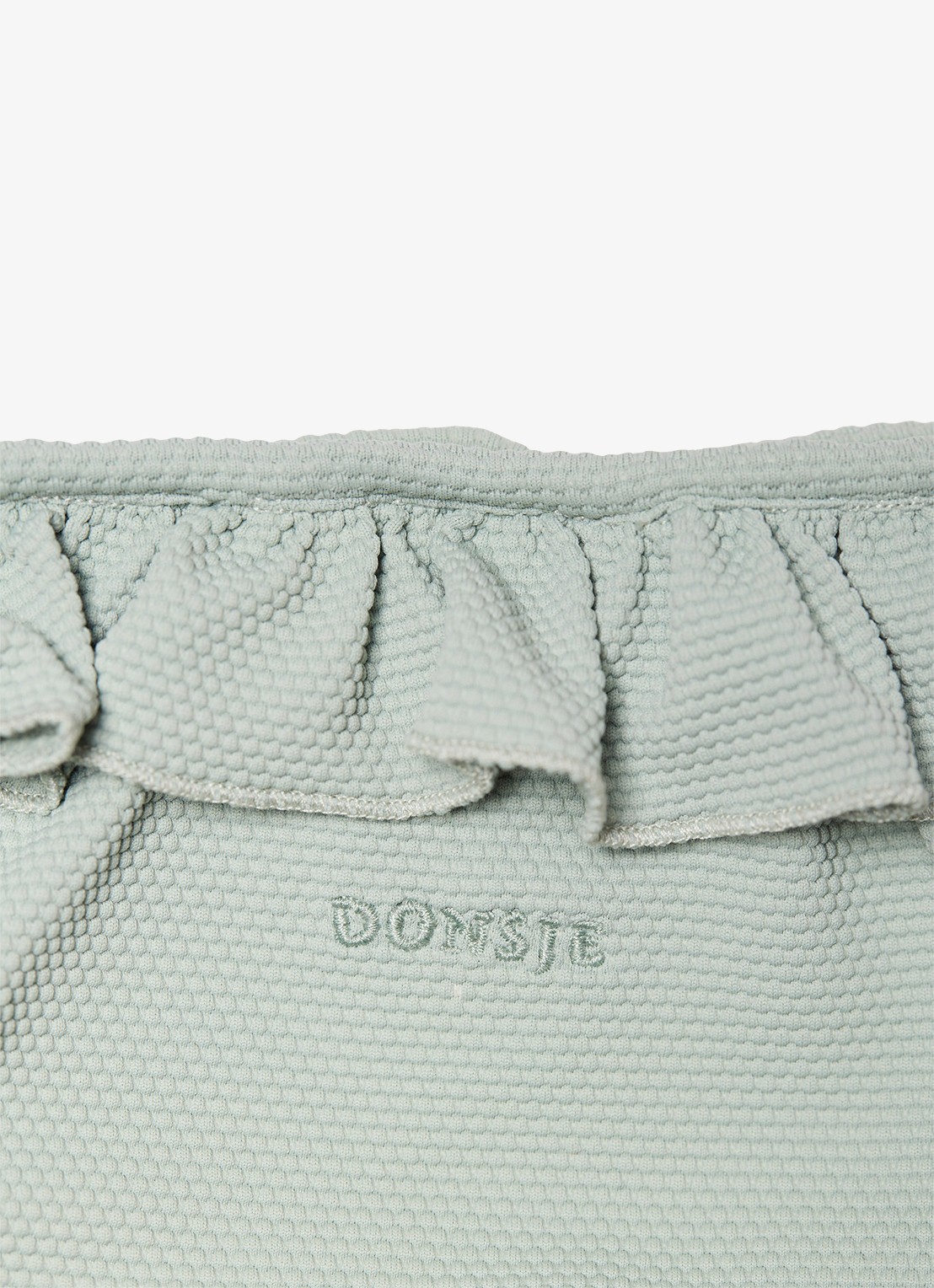 Donsje Amsterdam Sisi zwemslip met ruches - detail 5 mint