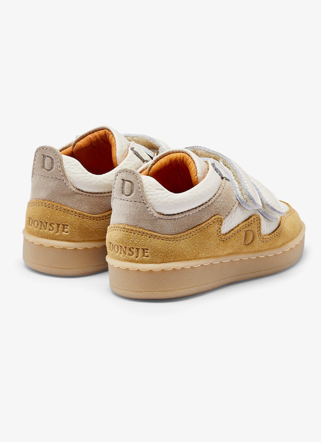 Donsje Amsterdam Sneaker van leer - detail 3 khaki