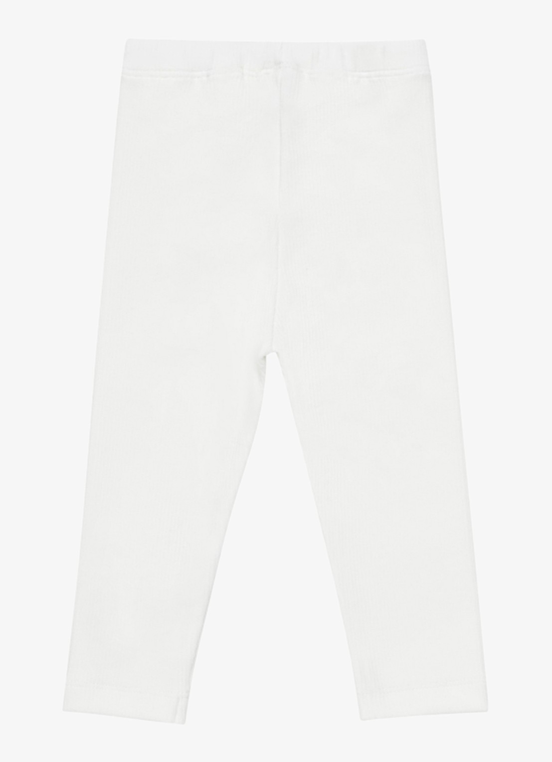 Donsje Amsterdam Soenie Lammy legging in katoenblend  - achterkant 6 gebroken wit