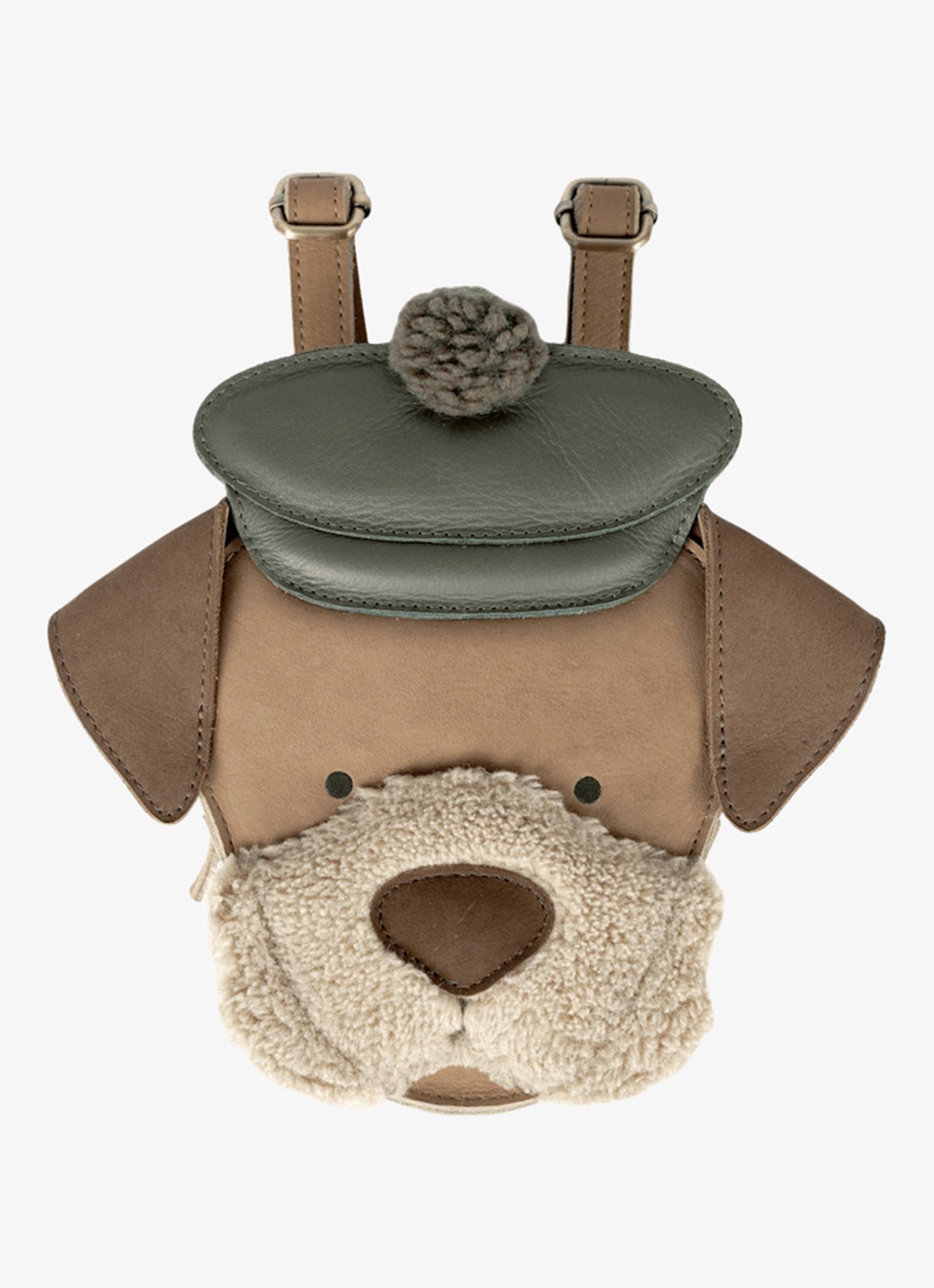 Donsje Amsterdam Stanzen Backpack | Terrier - voorkant 3 beige