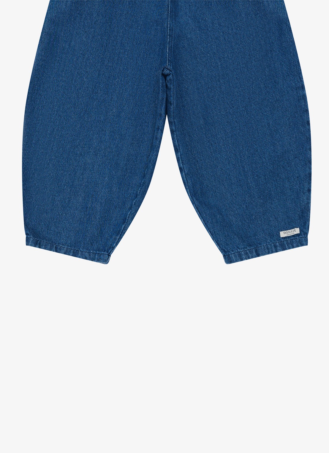 Donsje Amsterdam Tapered fit broek met steekzakken - detail indigo