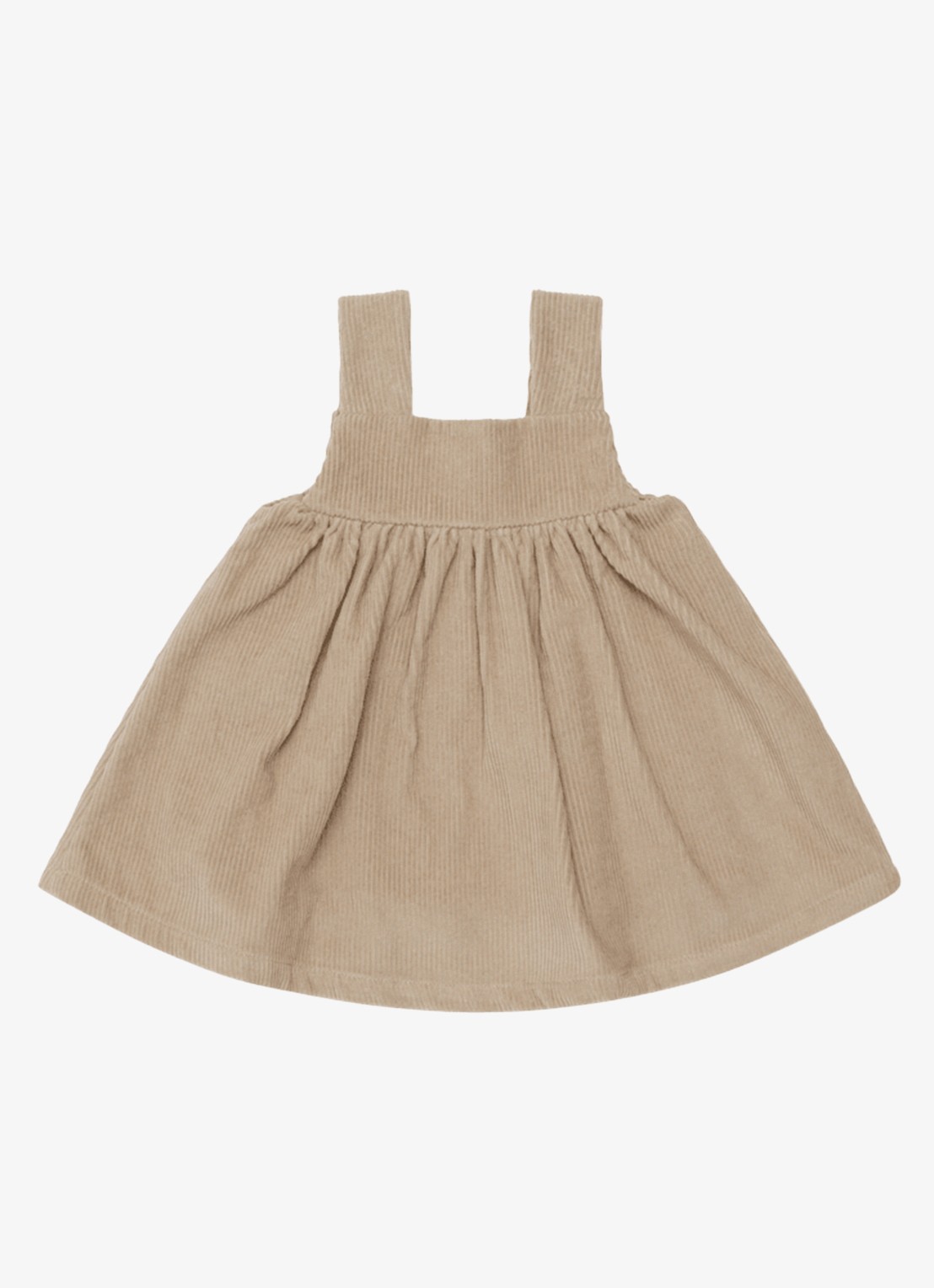 Donsje Amsterdam Thewa jurk van corduroy - detail 4 beige