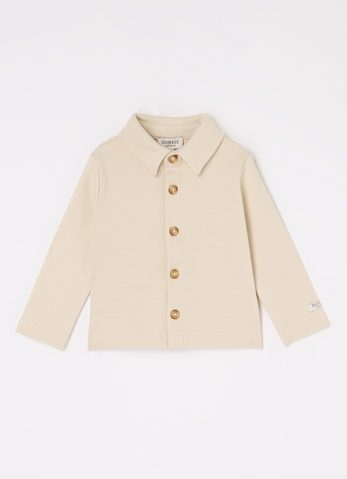 Donsje Amsterdam Touten overhemd - voorkant 5 beige