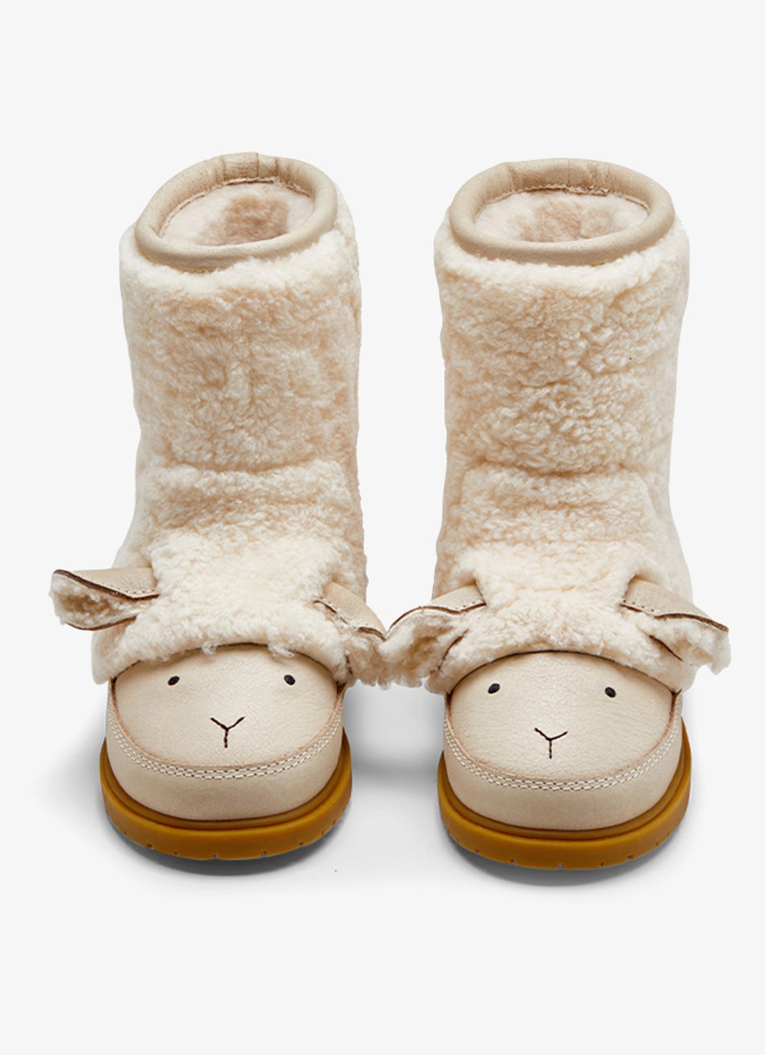 Donsje Amsterdam Wadou boots   lammy - detail 3 beige